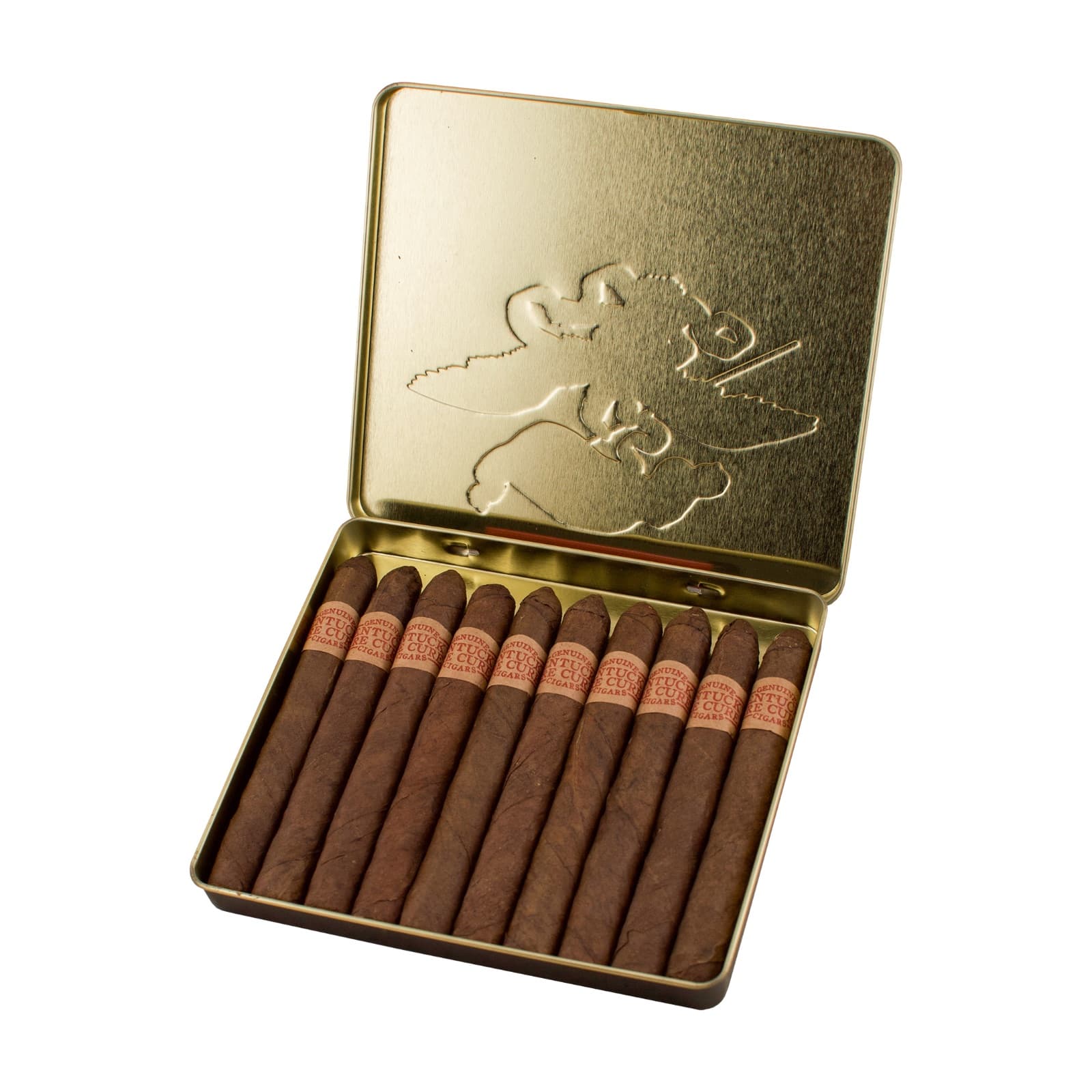 Kentucky Fire Cured Sweets Ponies (4 x 32) Cigar Tin (10ct) cigar by Drew Estate