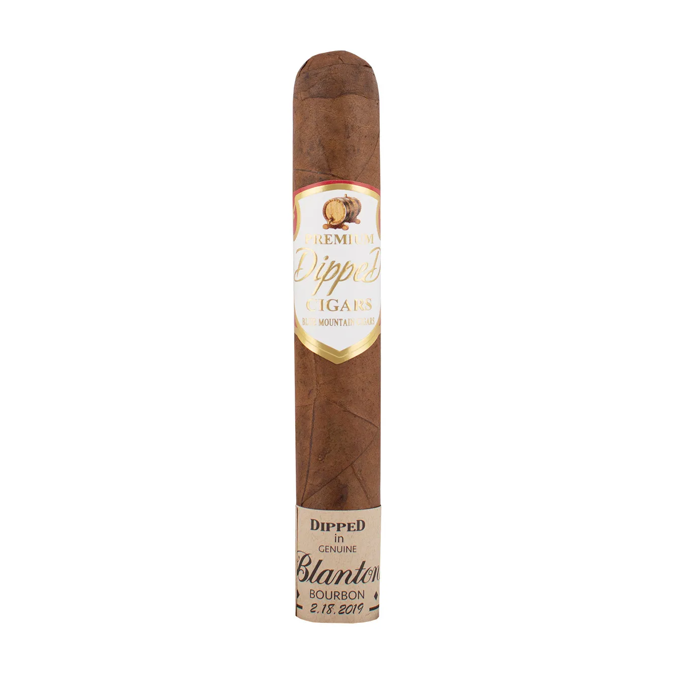 Blue Mountain Blanton's Bourbon Robusto (5 x 50) Cigar Single cigar by Blue Mountain Cigars