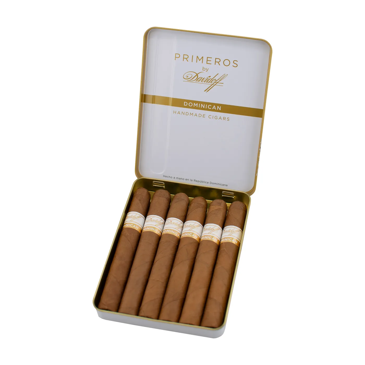 Davidoff Primeros Dominican Connecticut (4 1/8 x 34) Cigar Tin of 6 cigar by Davidoff