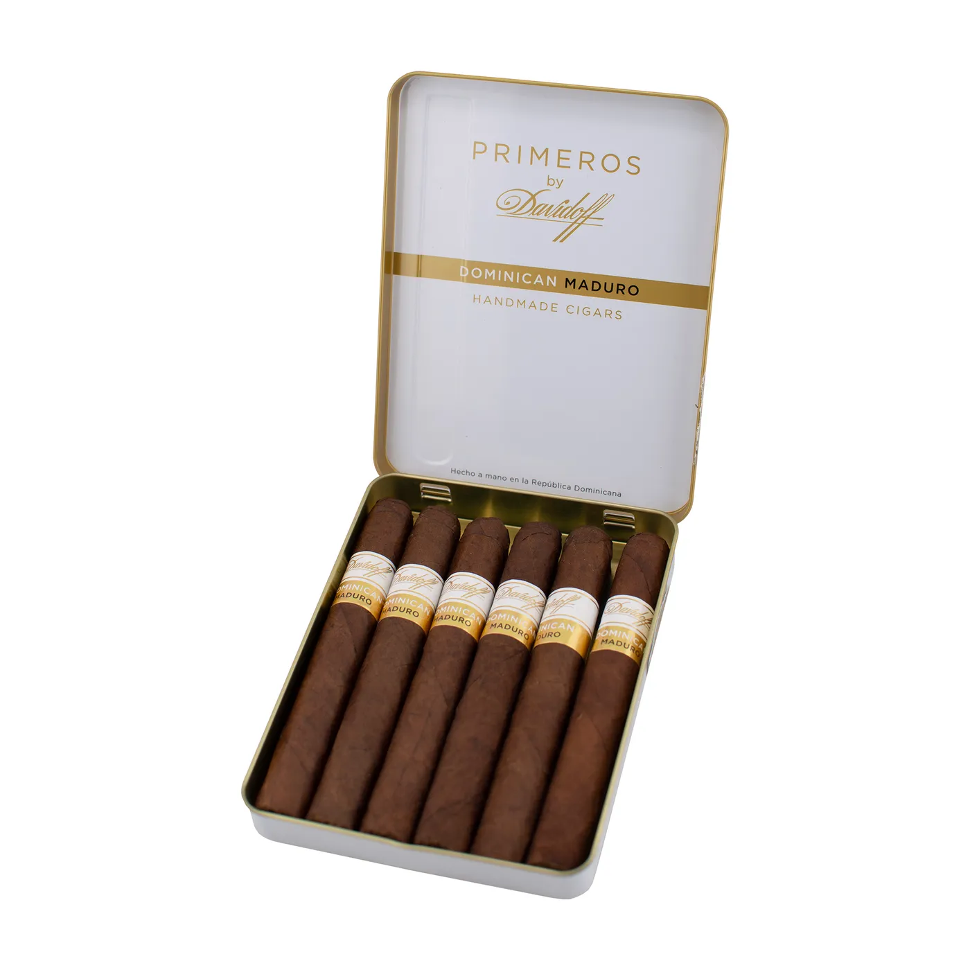 Davidoff Primeros Dominican Maduro (4 1/8 x 34) Cigar Tin of 6 cigar by Davidoff