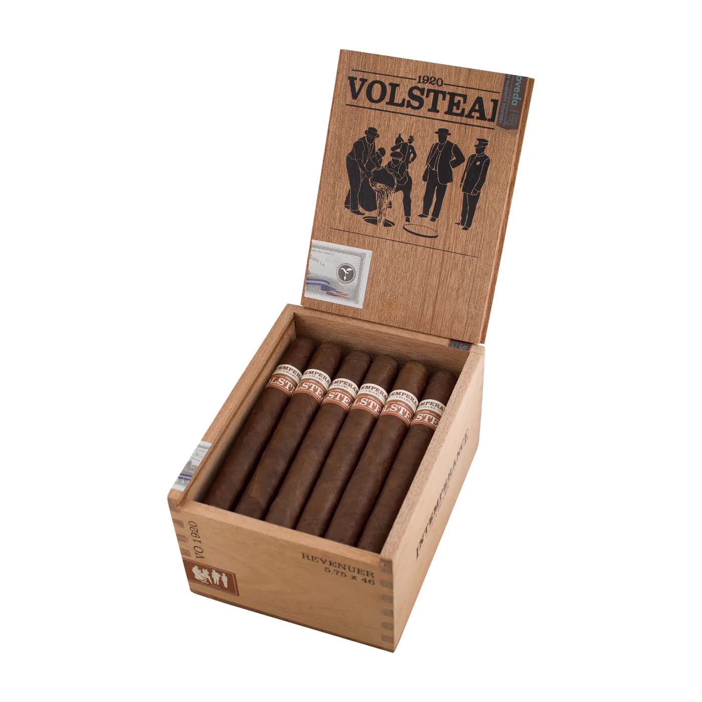 RoMa Craft Tobac Intemperance Volstead Revenuer (5 3/4 x 46) Cigar Single cigar by RoMa Craft Tobac