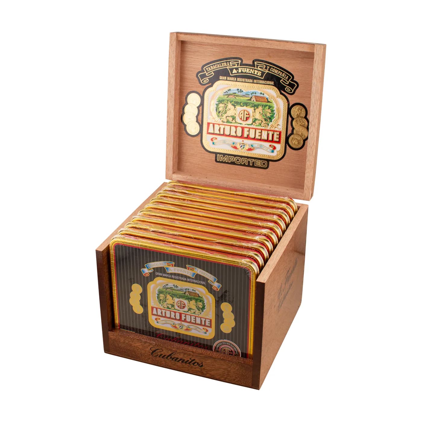 Arturo Fuente Cubanitos Natural (4 x 36) Cigar Box (10 Tins) cigar by Arturo Fuente