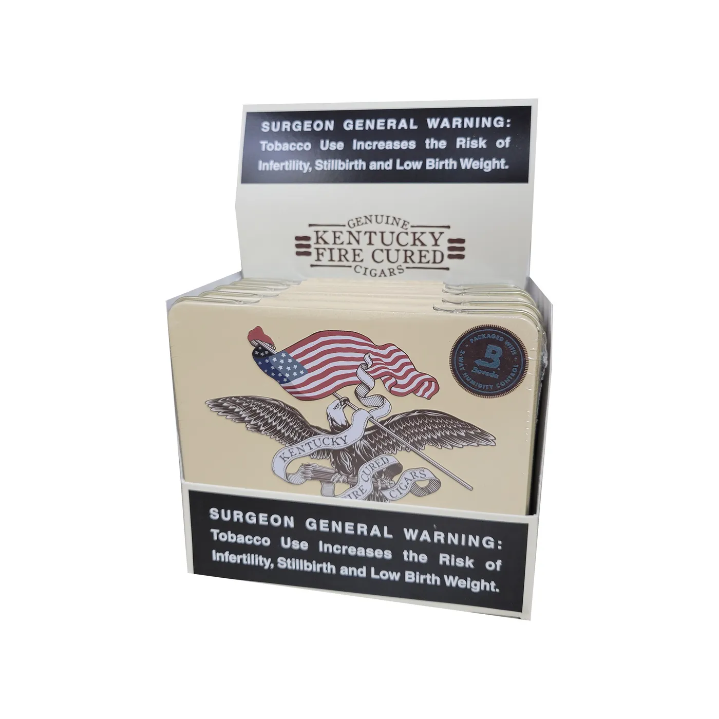 Kentucky Fire Cured Ponies (4 x 32) Cigar Tin (10ct) cigar by Drew Estate