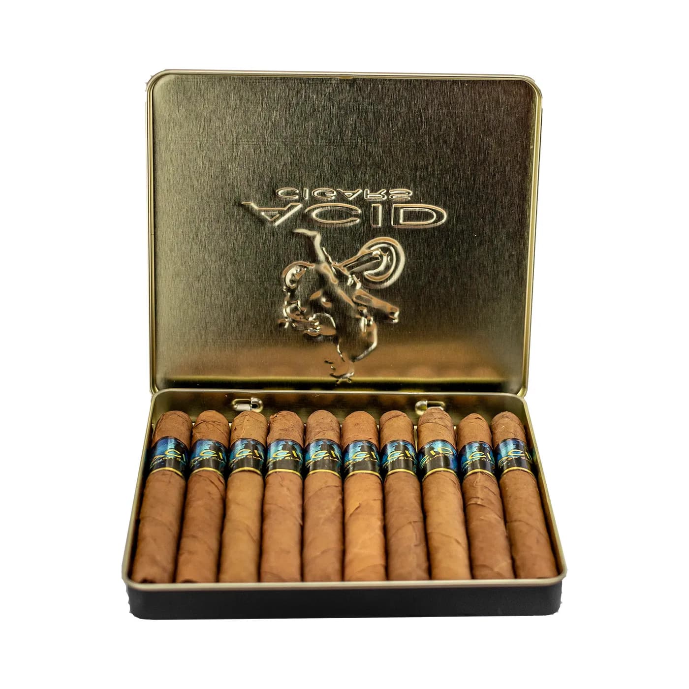 Acid Krush Classic Blue Connecticut (4 x 32) Cigar Tin (10ct) cigar by Drew Estate