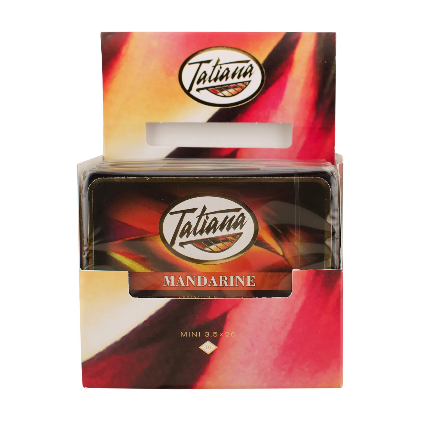 Tatiana Mandarine Tin (4 1/4 x 27) Cigar Box of 5 Tins cigar by Tatiana