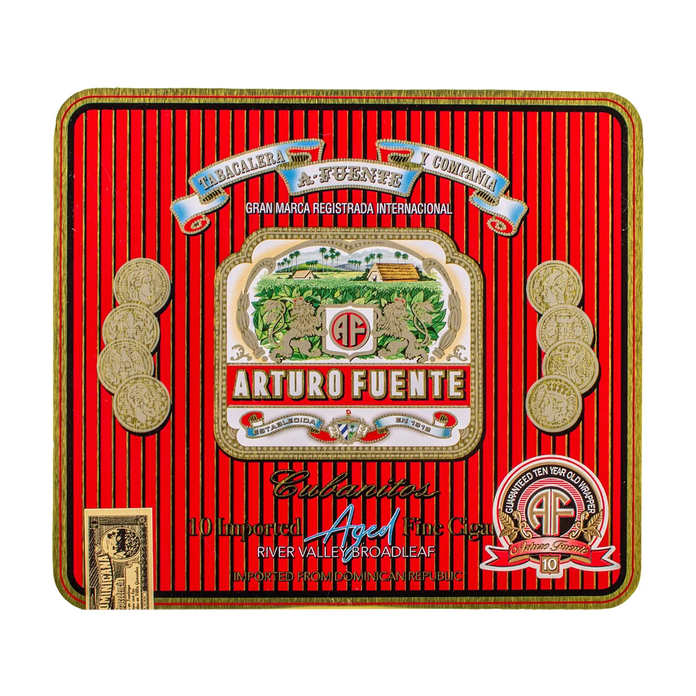 Arturo Fuente Cubanitos Maduro (4 x 36) Cigar Box (10 Tins) cigar by Arturo Fuente
