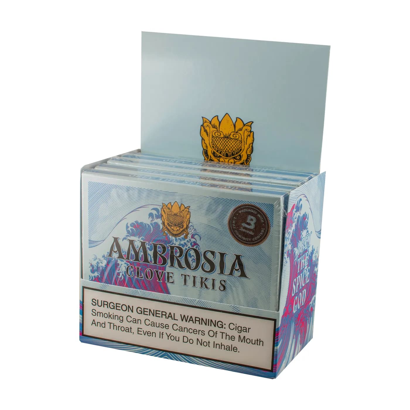 Ambrosia Clove Tiki (5 x 50) Cigar Tin (10ct) cigar by Drew Estate