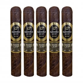 Aganorsa Rare Leaf Reserve Maduro Robusto Cigar - 5 Pack