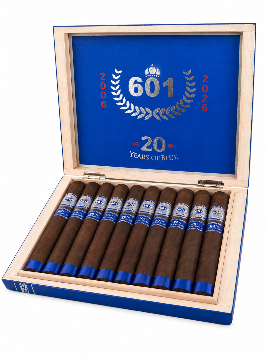 Espinosa 601 Blue Maduro 20th Anniversary Oval - Box Of 10