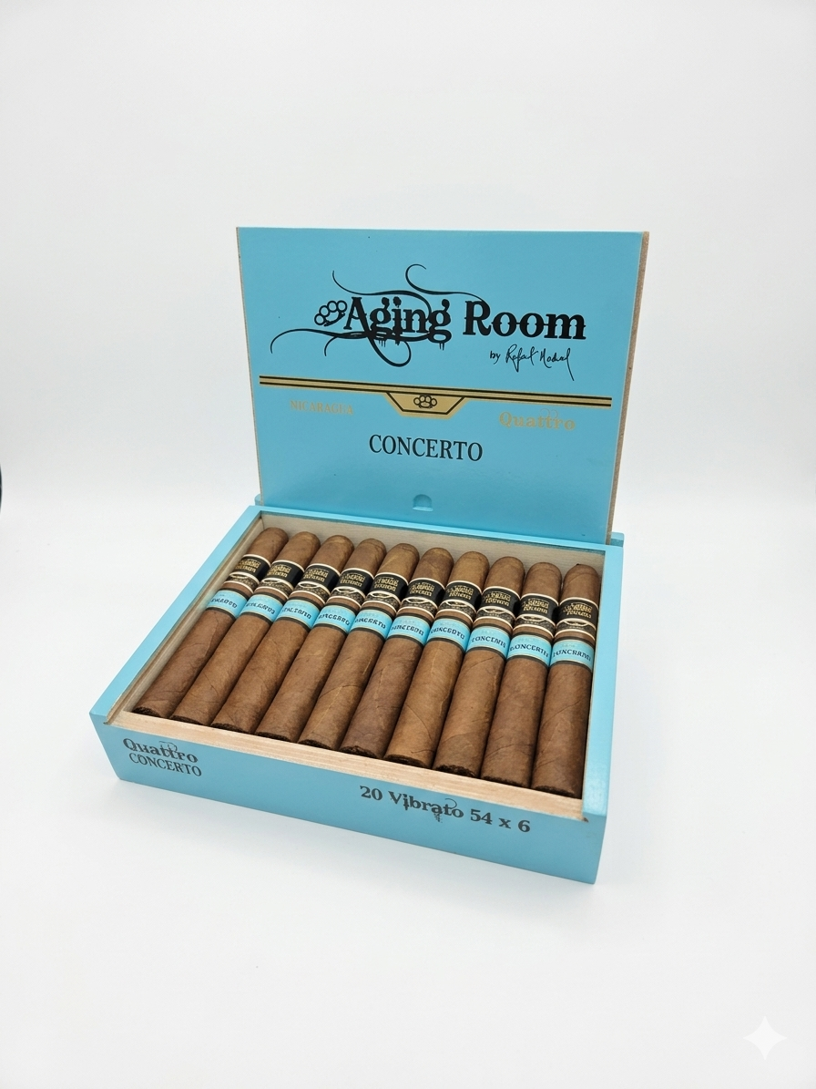 Aging Room Quattro Nicaragua Concerto Vibrato Cigar - Box