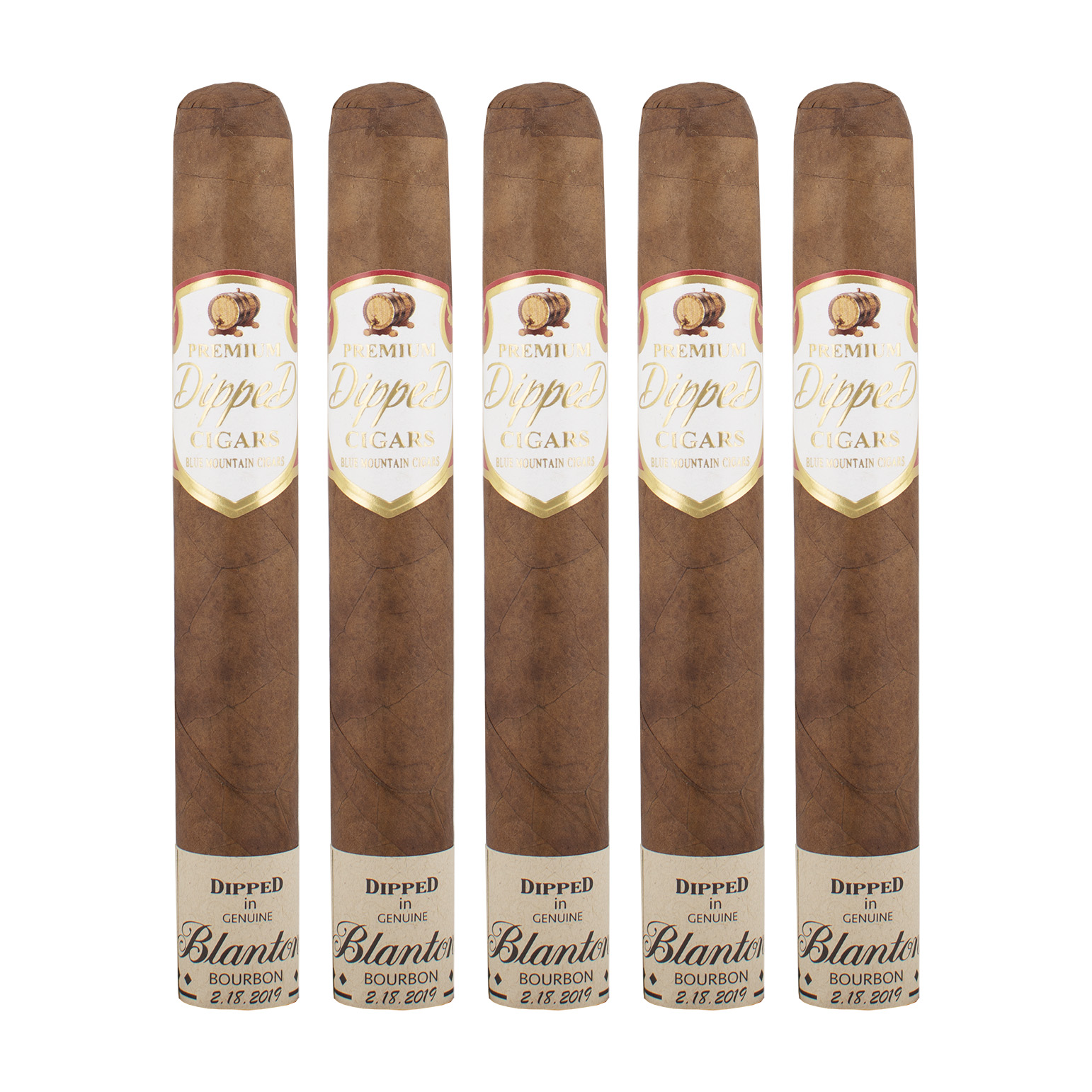 Blue Mountain Blanton's Bourbon Toro Cigar - 5 Pack Blue Mountain Blanton's Bourbon Toro Cigar - 5 Pack
