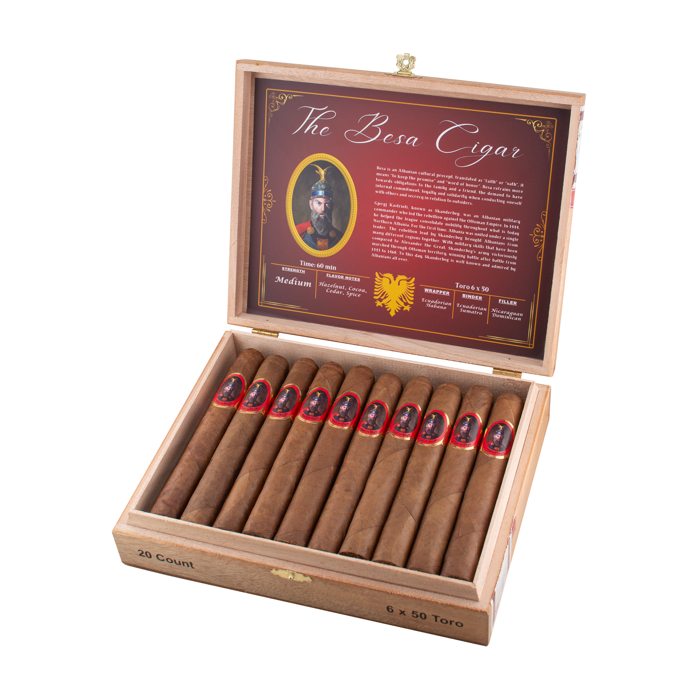 Besa Toro Natural Cigar - Box Besa Toro Natural Cigar - Box