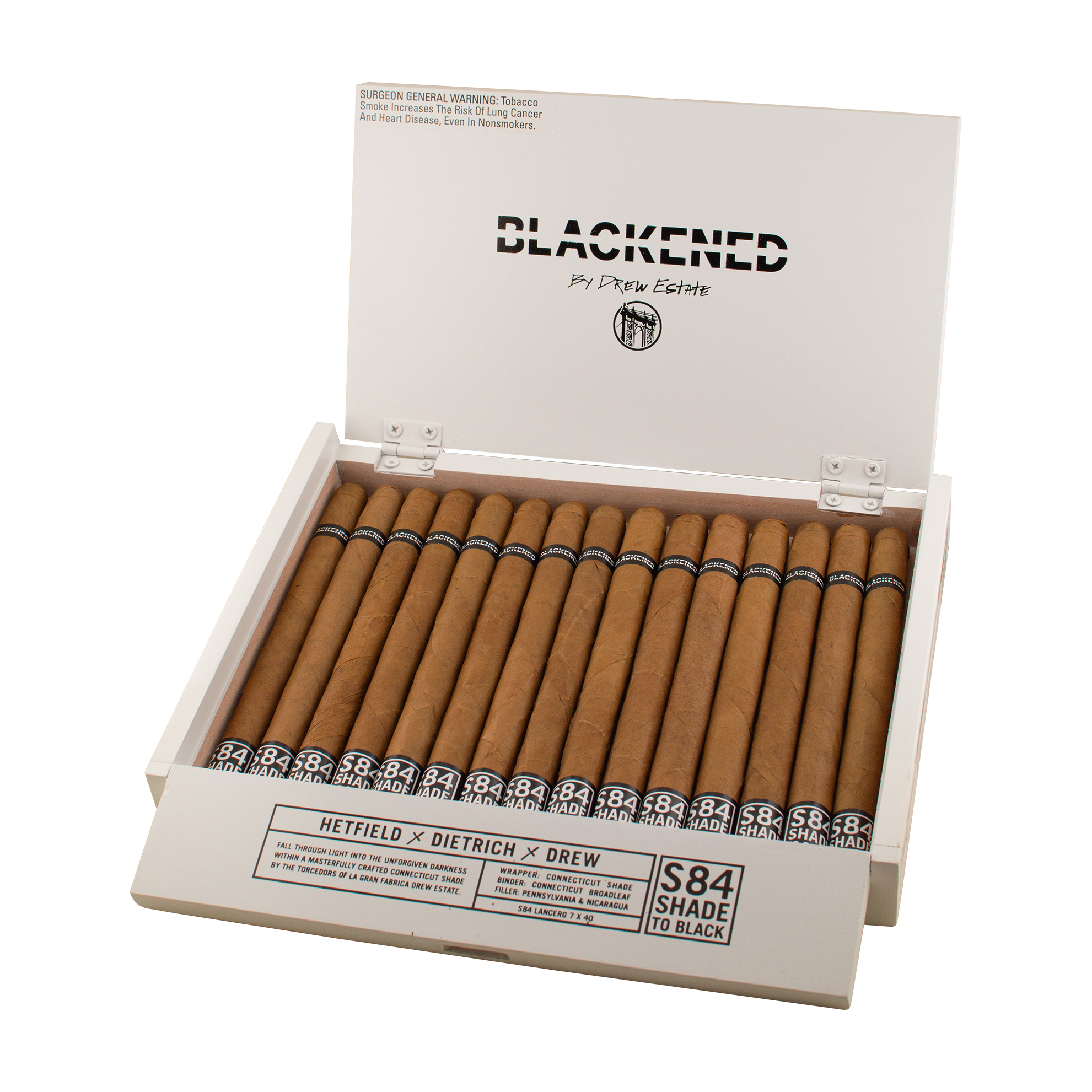 Blackened S84 Lancero Cigar - Box Blackened S84 Lancero Cigar - Box