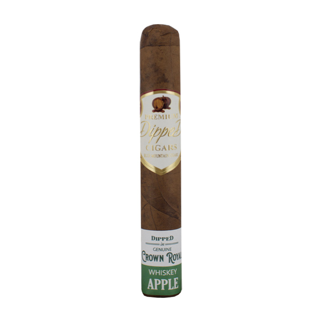 Blue Mountain Crown Royal Whiskey Apple Robusto Cigar - Single