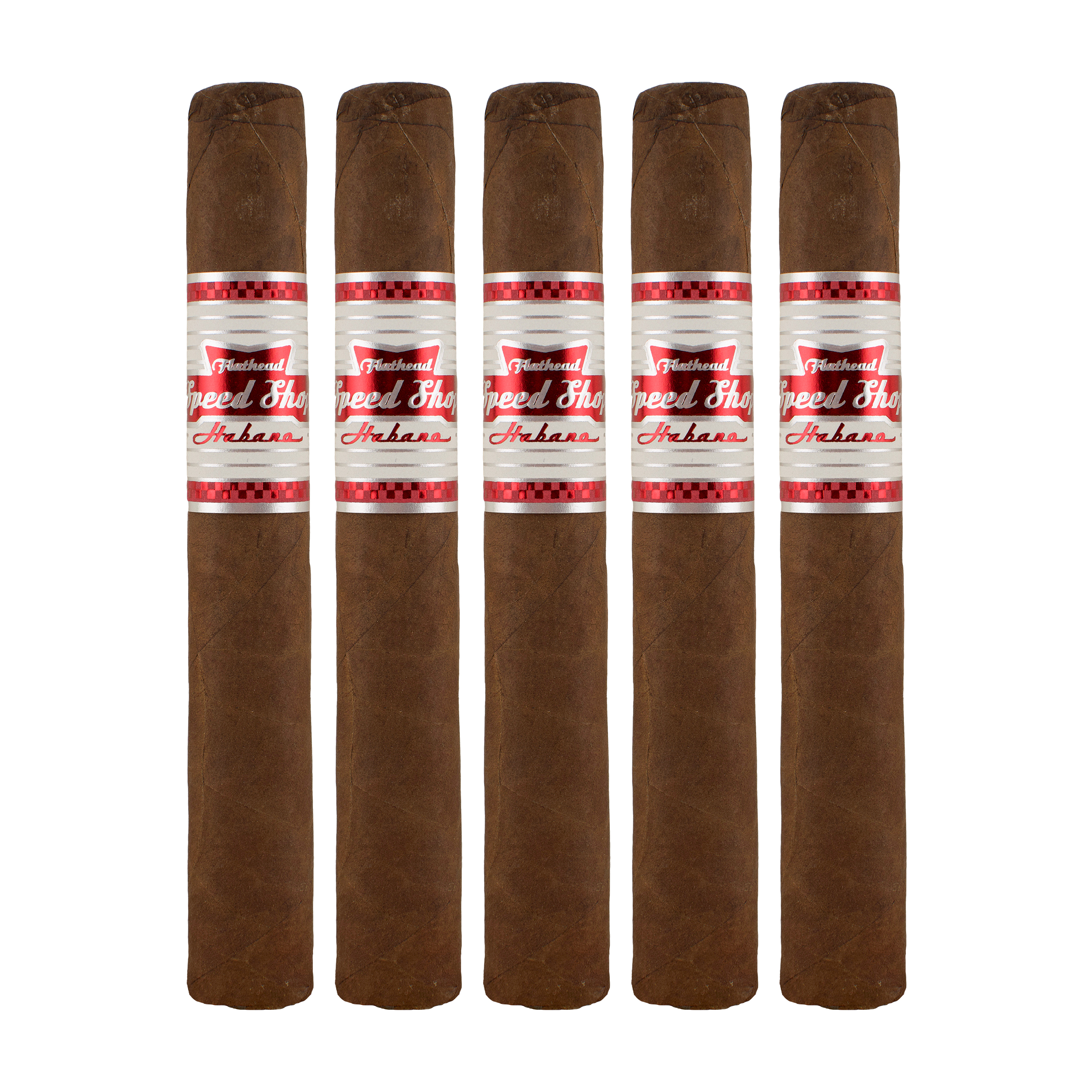 CAO Flathead Speed Shop Habano 654 Crankshaft Cigar - 5 Pack
