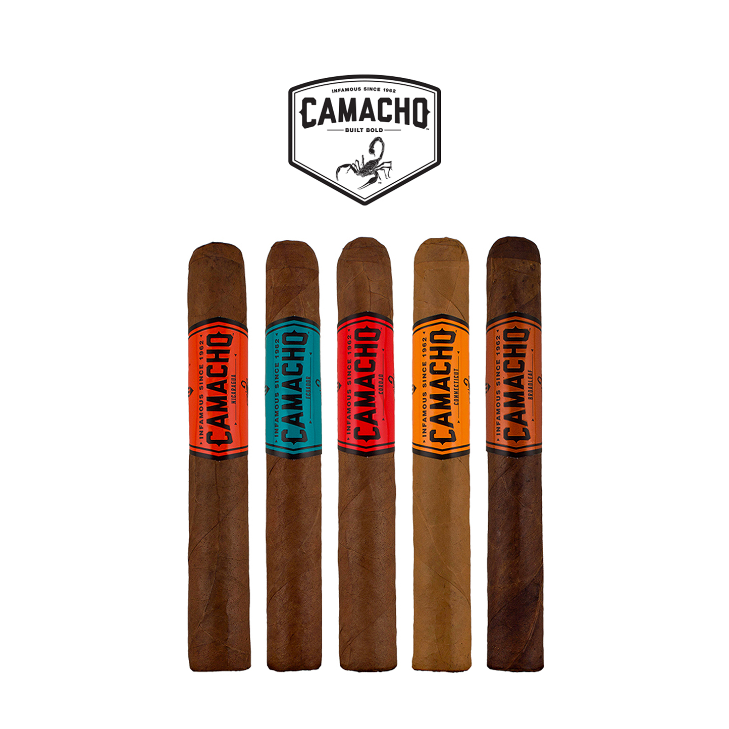 Camacho Bold 5ive Assortment - 5 Pack Sampler Camacho Bold 5ive Assortment - 5 Pack Sampler