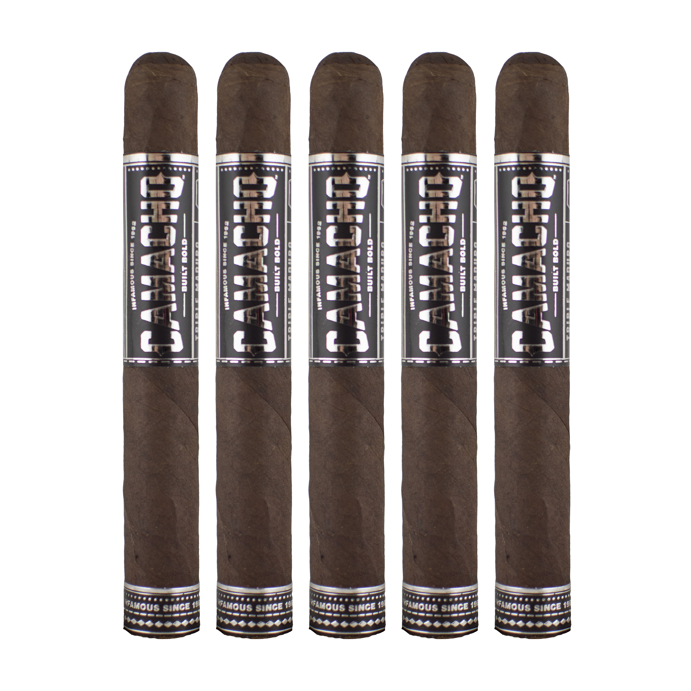 Camacho Triple Maduro Toro Cigar - 5 Pack