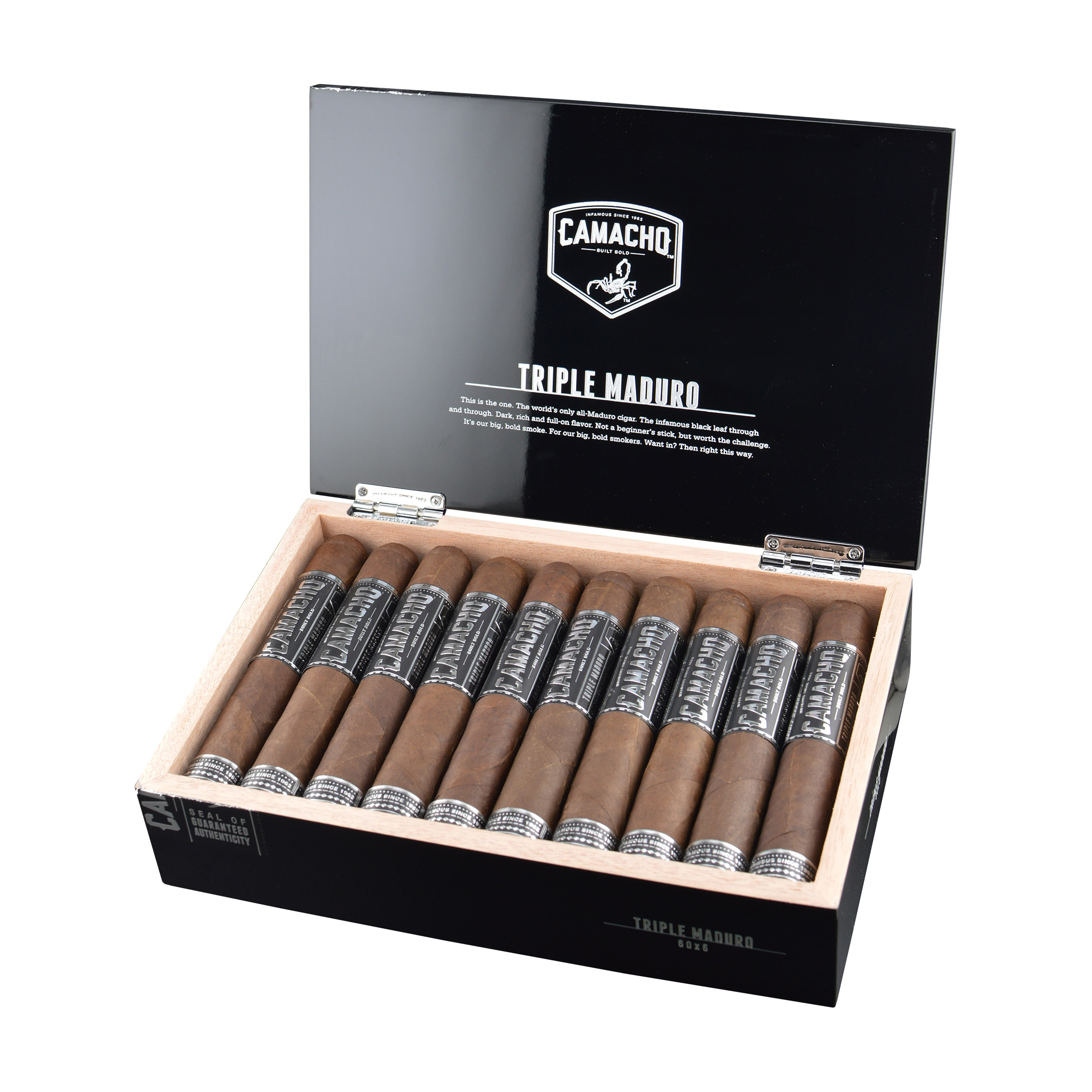 Camacho Triple Maduro Gordo Cigar - Box