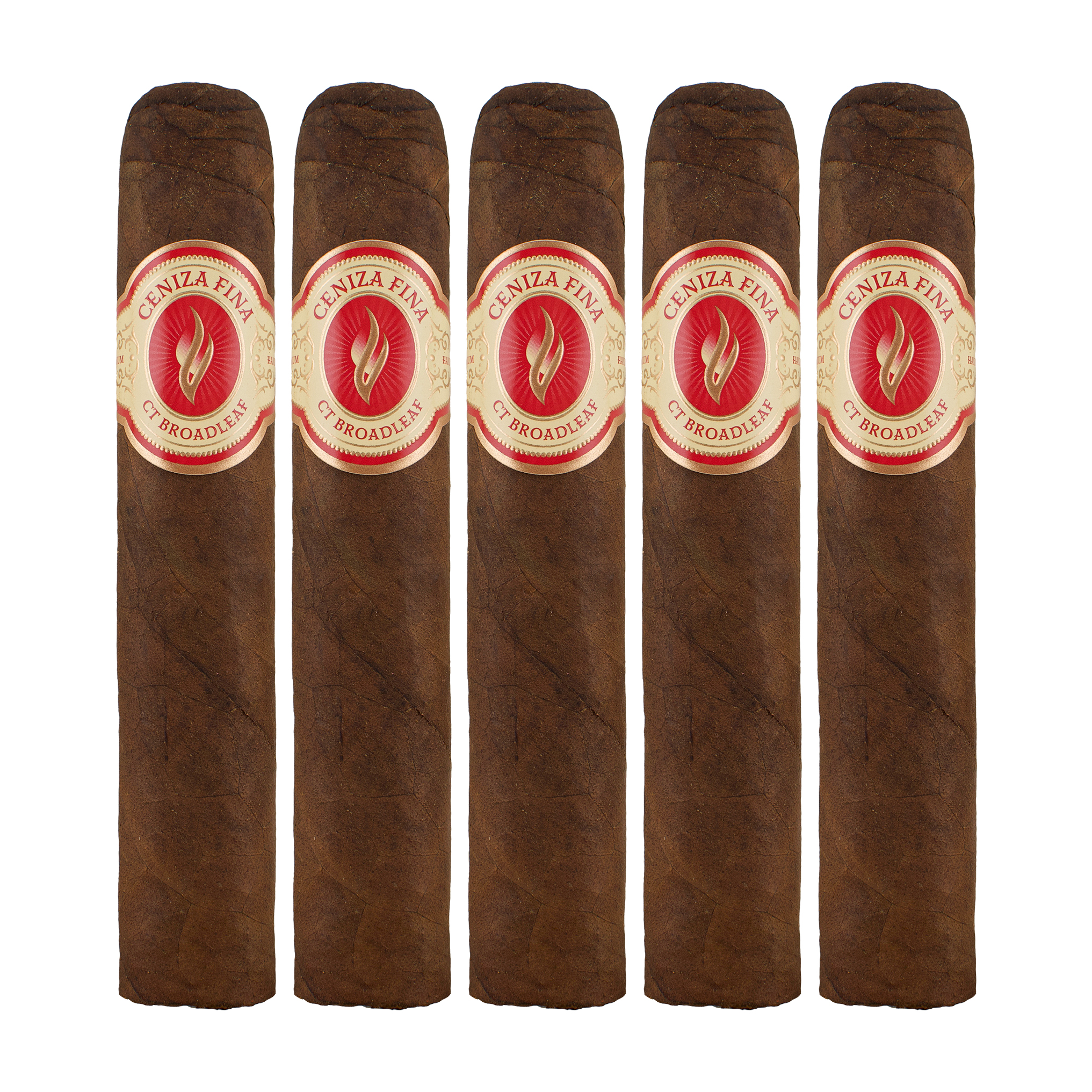 Ceniza Fina Broadleaf Robusto Gordo Cigar - 5 Pack