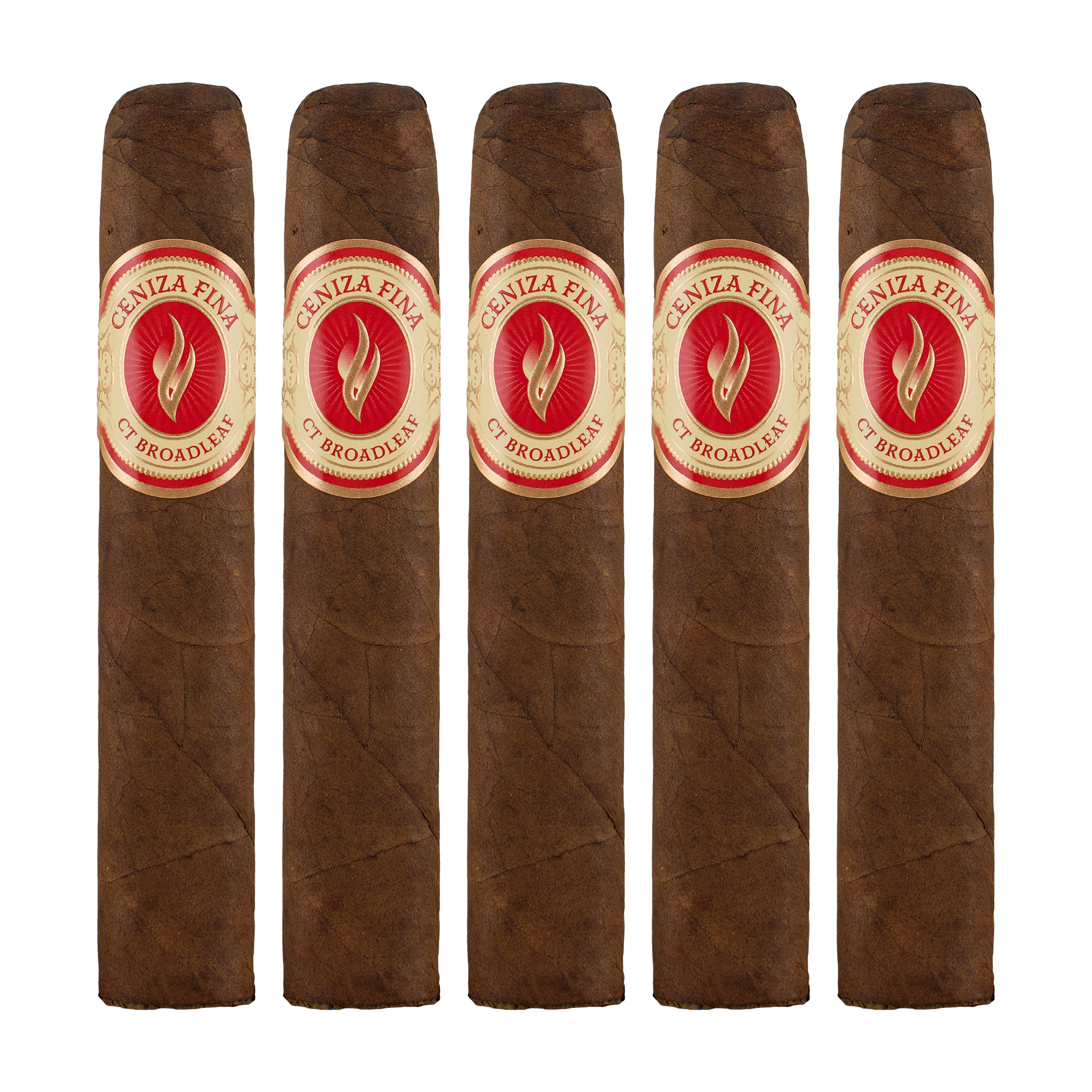 Ceniza Fina Broadleaf Robusto Cigar - 5 Pack