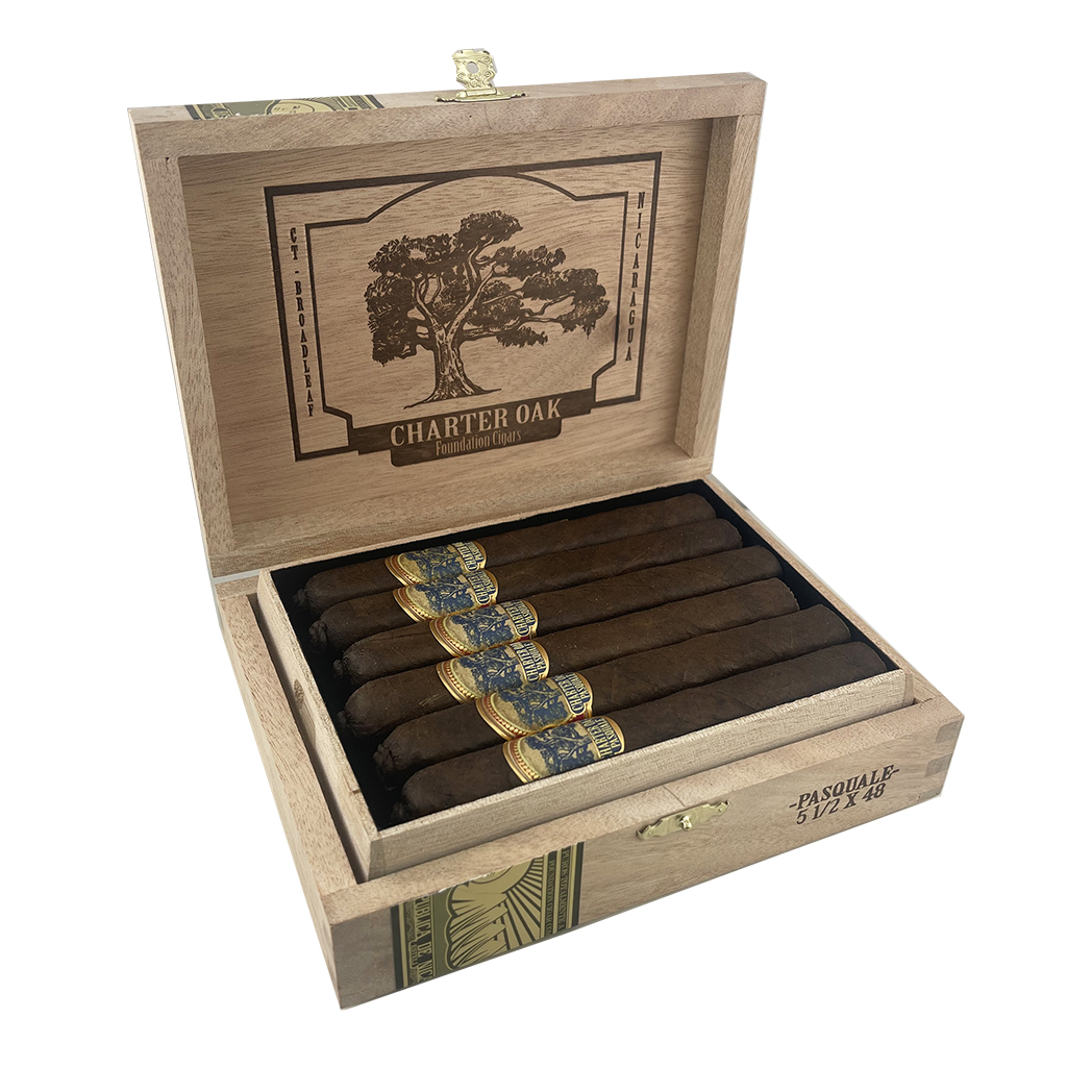 Charter Oak Especiales Pasquale CT Broadleaf Cigar - Box Charter Oak Especiales Pasquale CT Broadleaf Cigar - Box