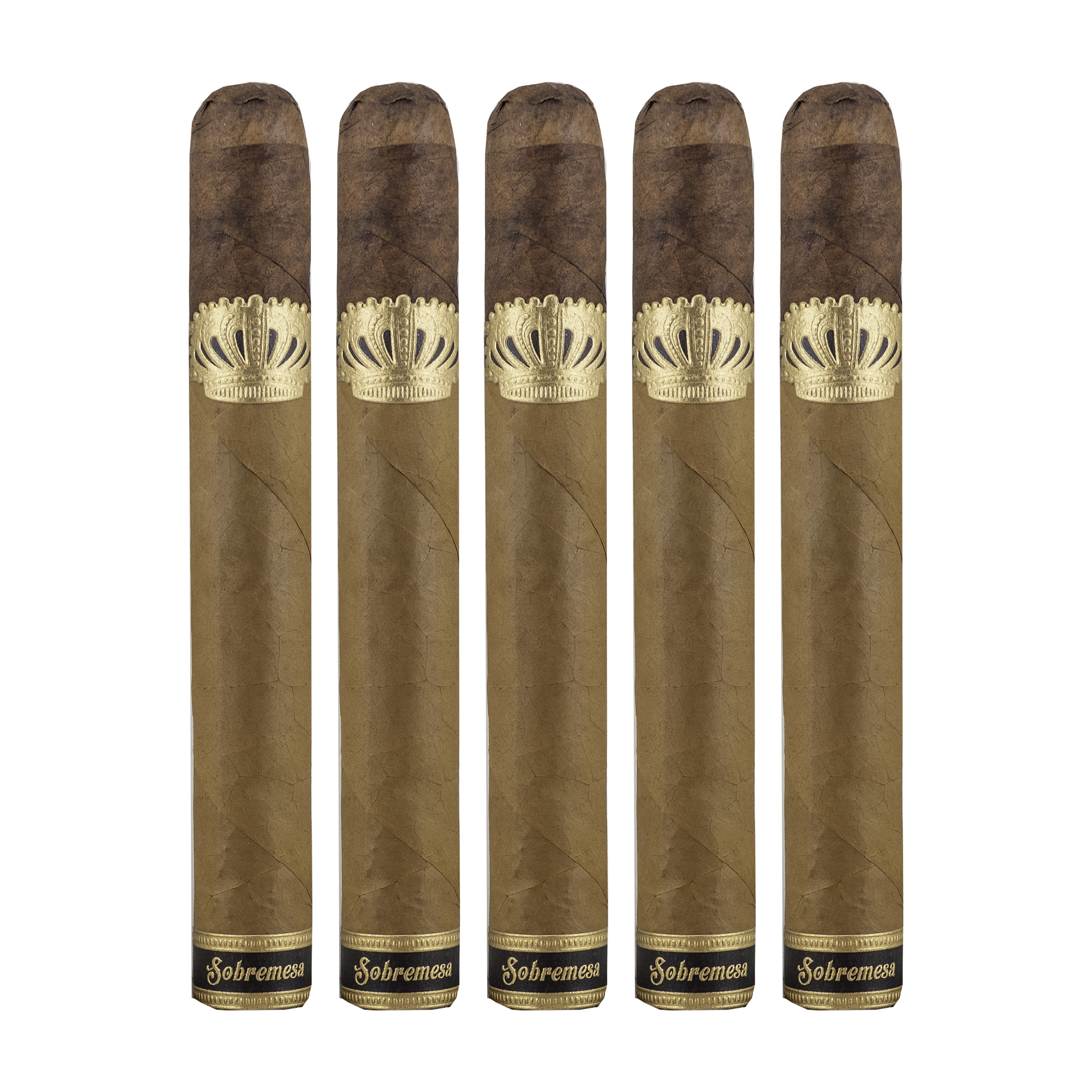 Sobremesa Tapa Negra Corona Gorda - 5 Pack