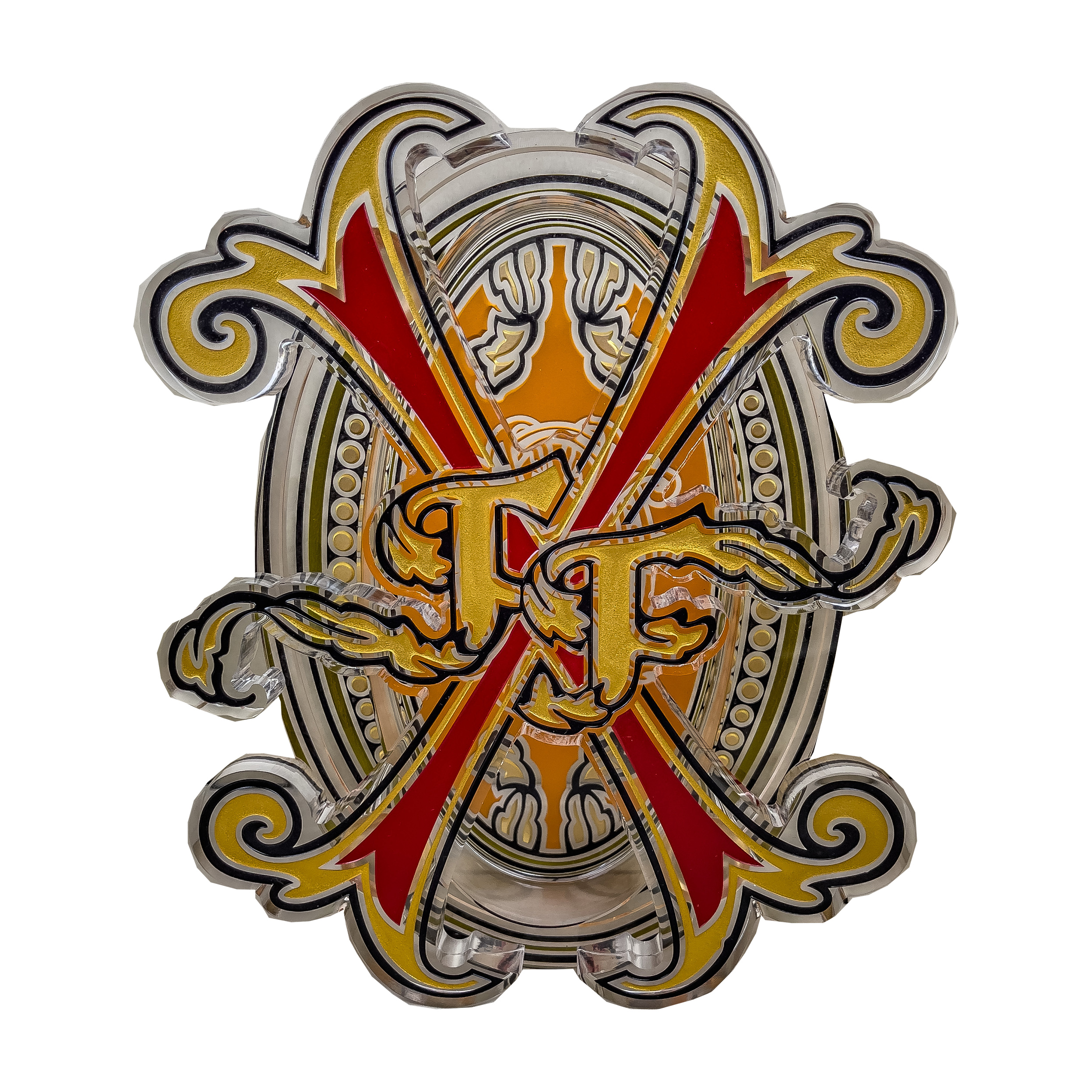 Opus X Crystal Ashtray - Red Opus X Crystal Ashtray - Red