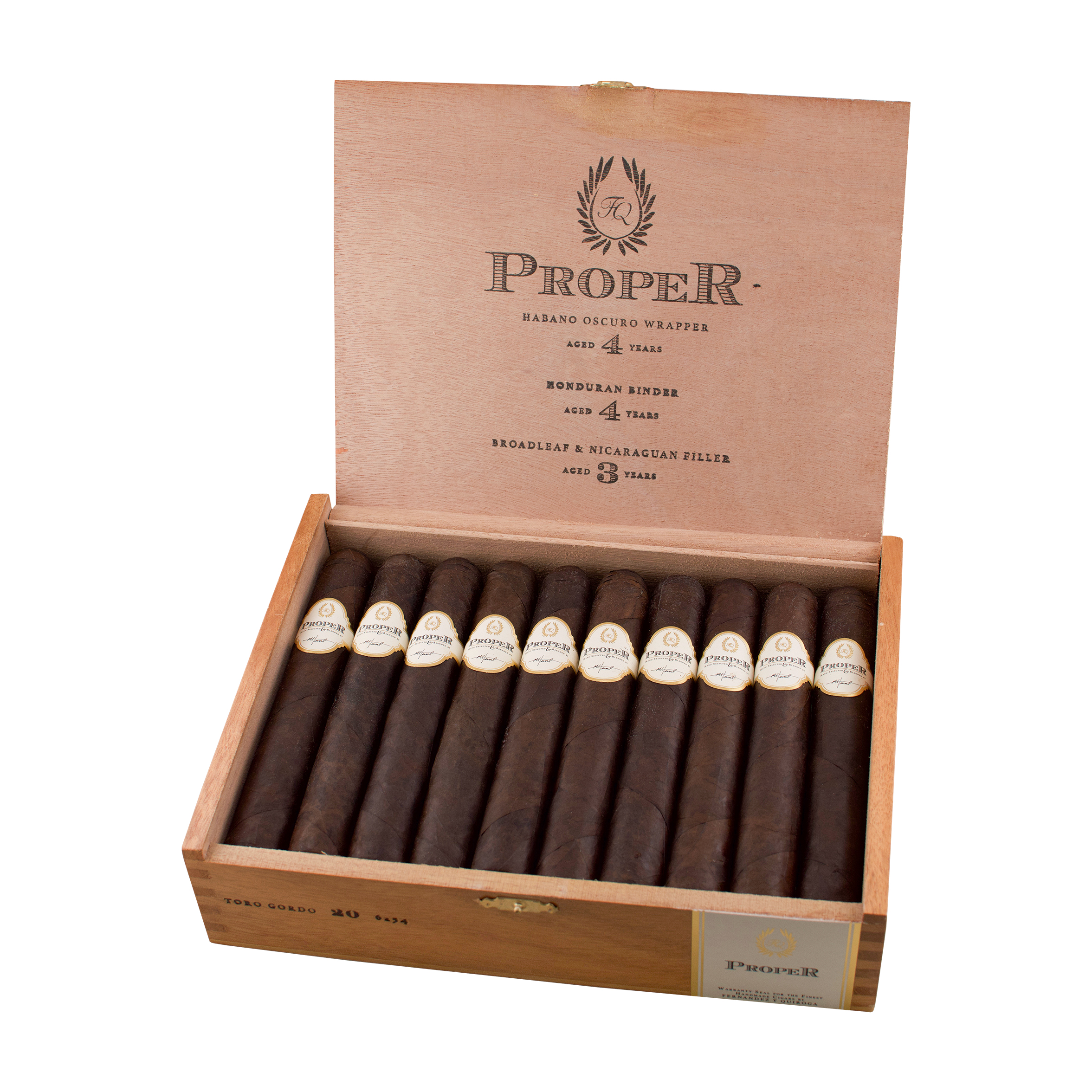FQ Proper Toro Gordo Cigar - Box