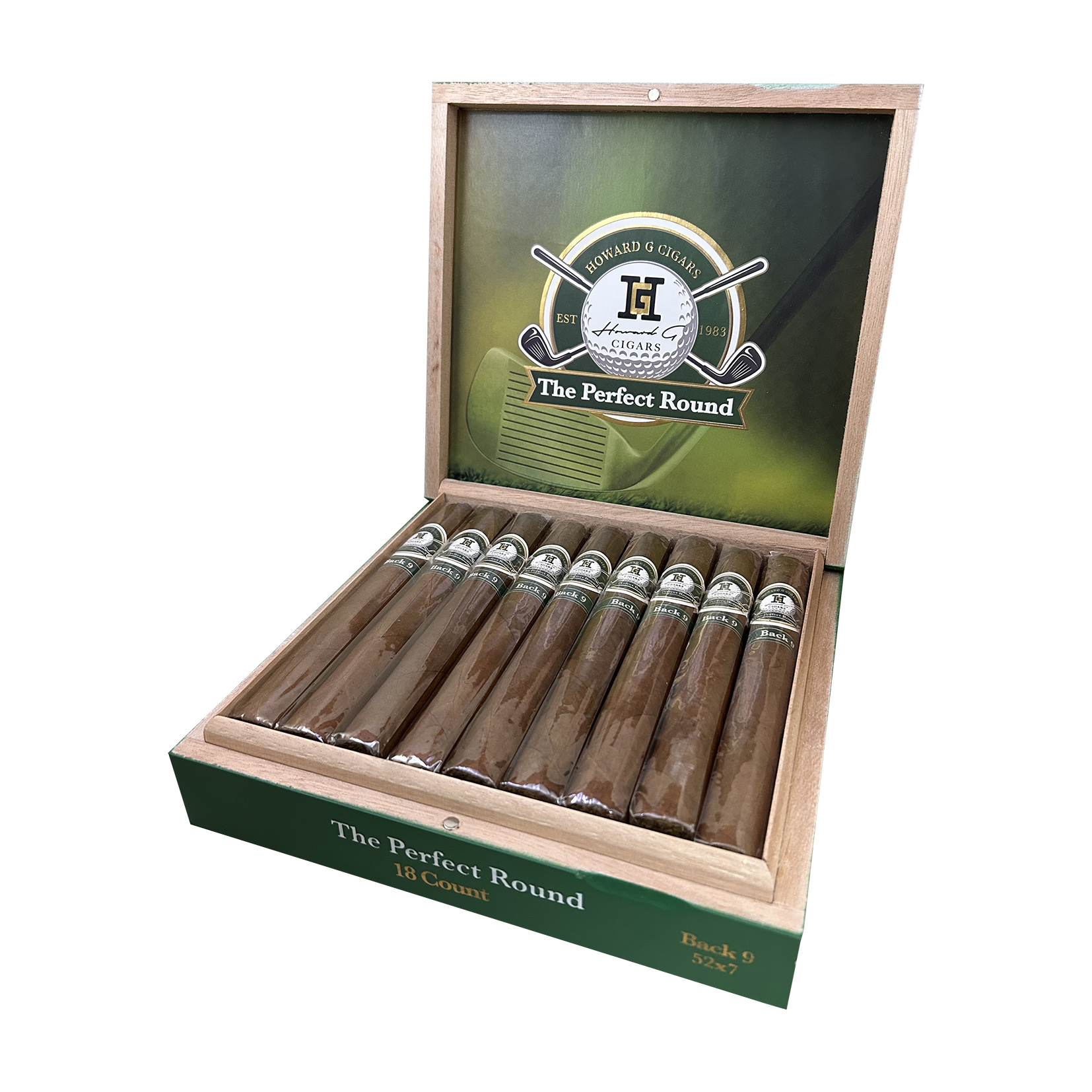 Howard G The Perfect Round Back 9 Cigar - Box Howard G The Perfect Round Back 9 Cigar - Box