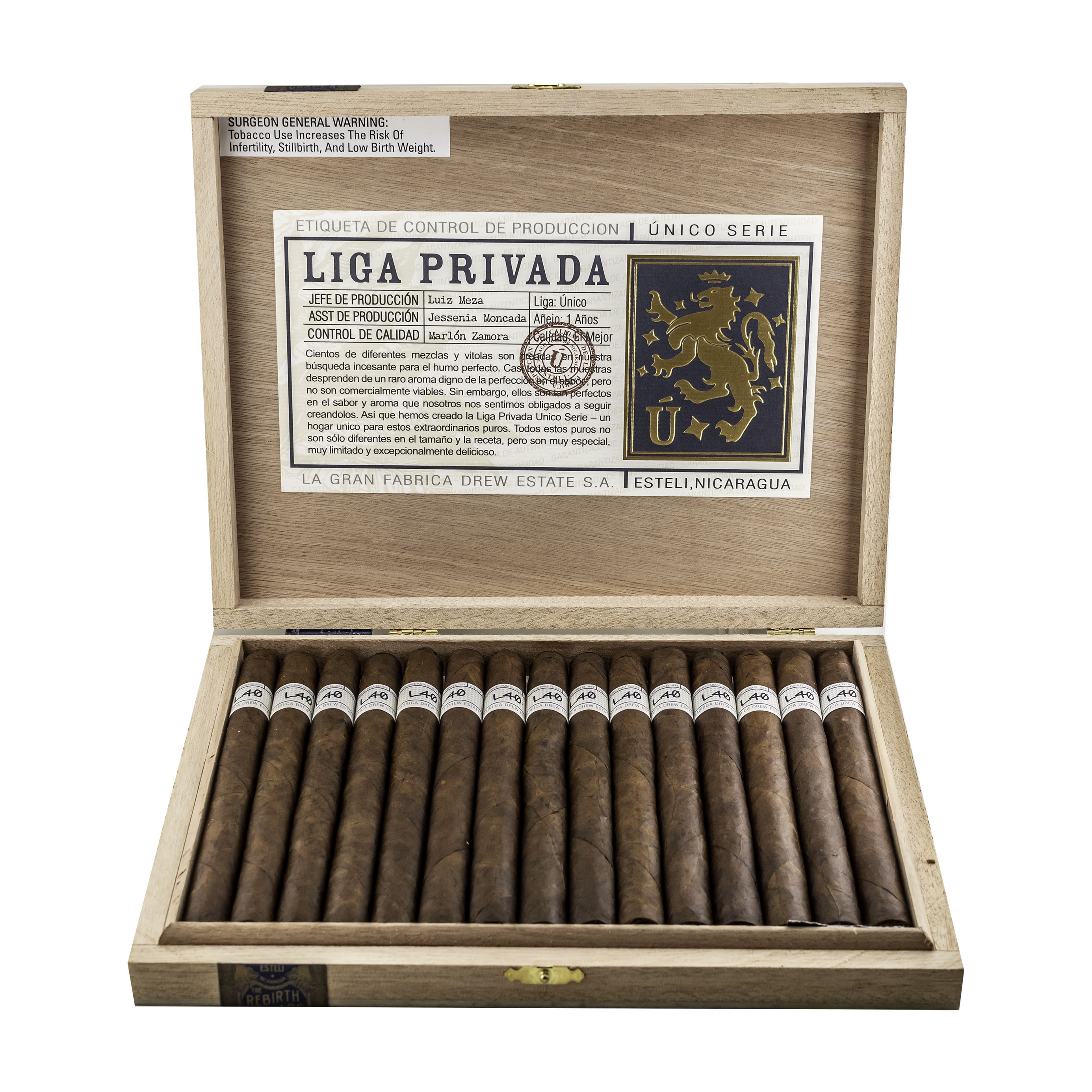 Liga Privada L40 Cigar - Box Liga Privada L40 Cigar - Box