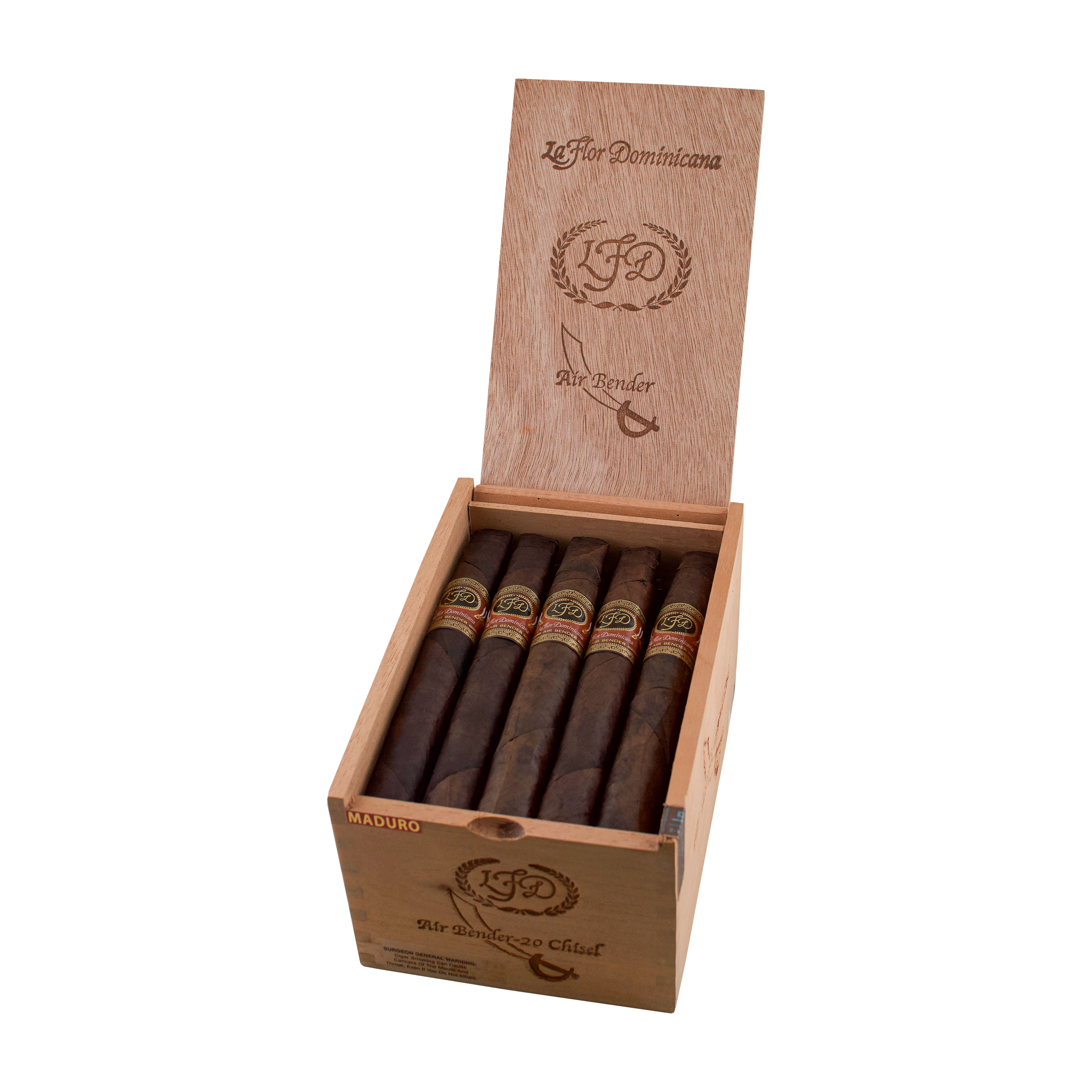 LFD Air Bender Chisel Maduro Cigar - Box LFD Air Bender Chisel Maduro Cigar - Box