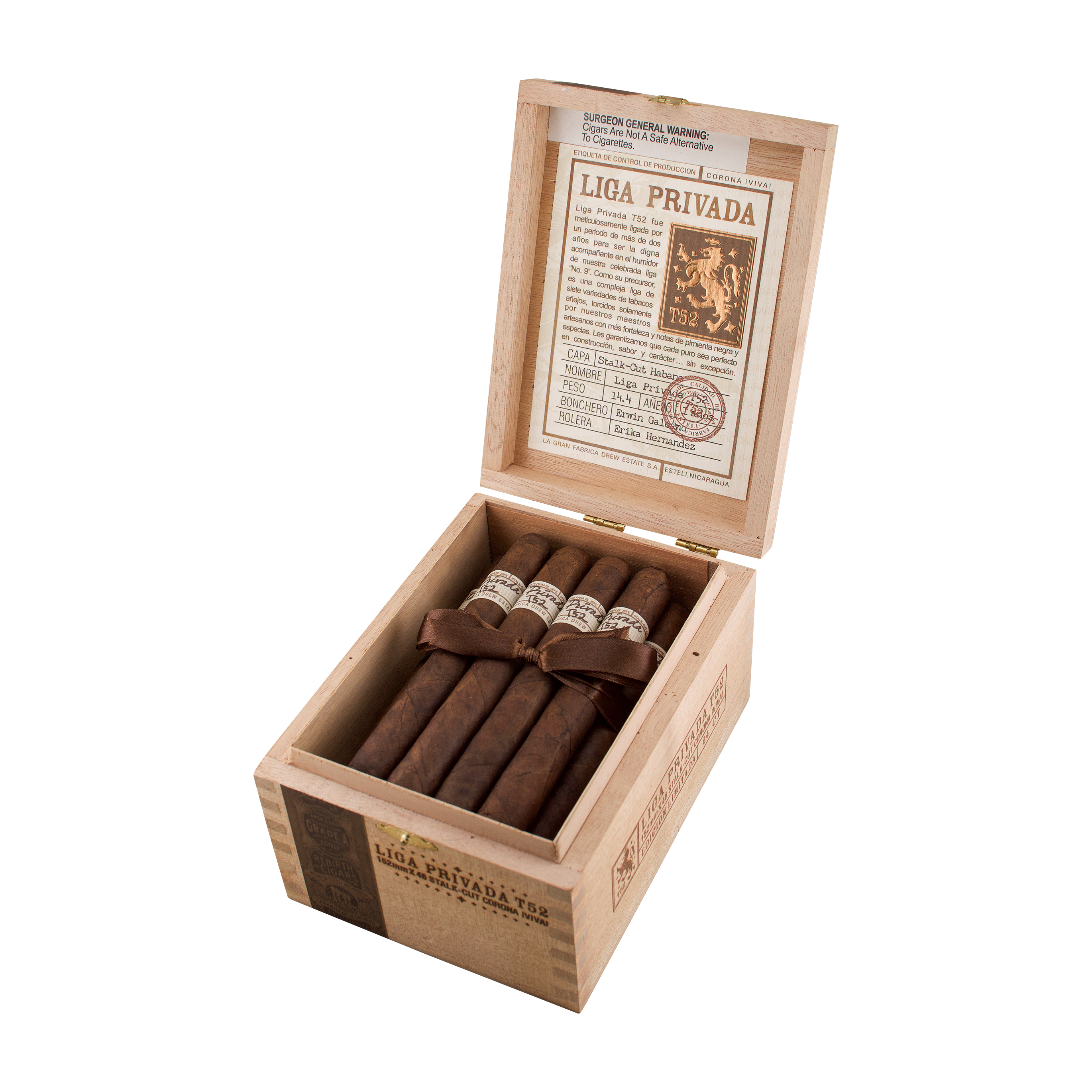 Liga Privada T52 Corona Viva Cigar - Box