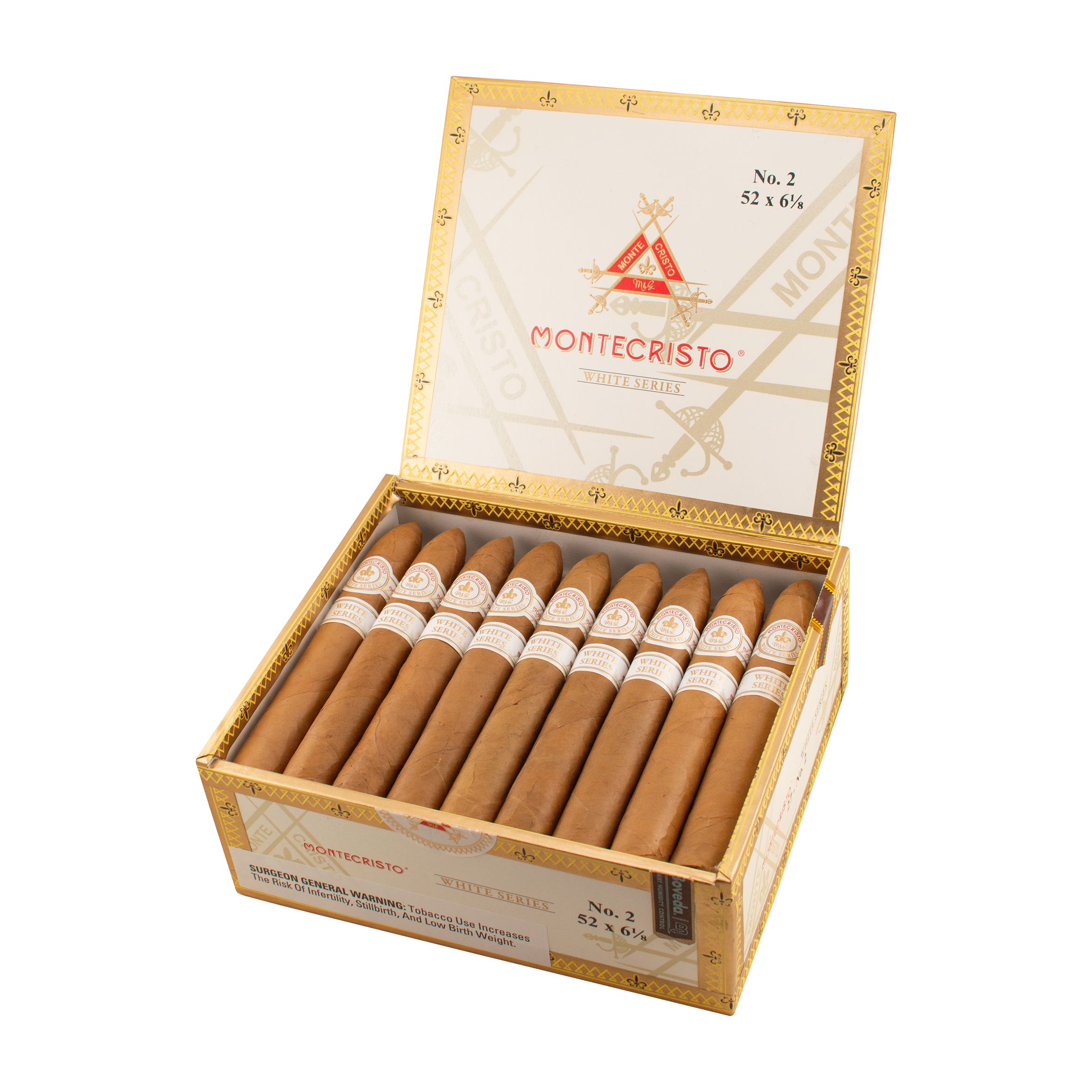 Montecristo White Series No.2 Belicoso Cigar - Box
