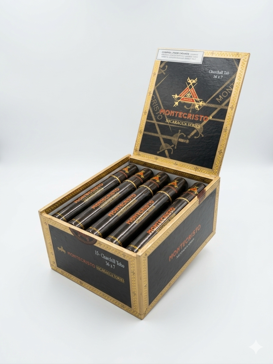 Montecristo Nicaragua Series Churchill Tubo Cigar - Box