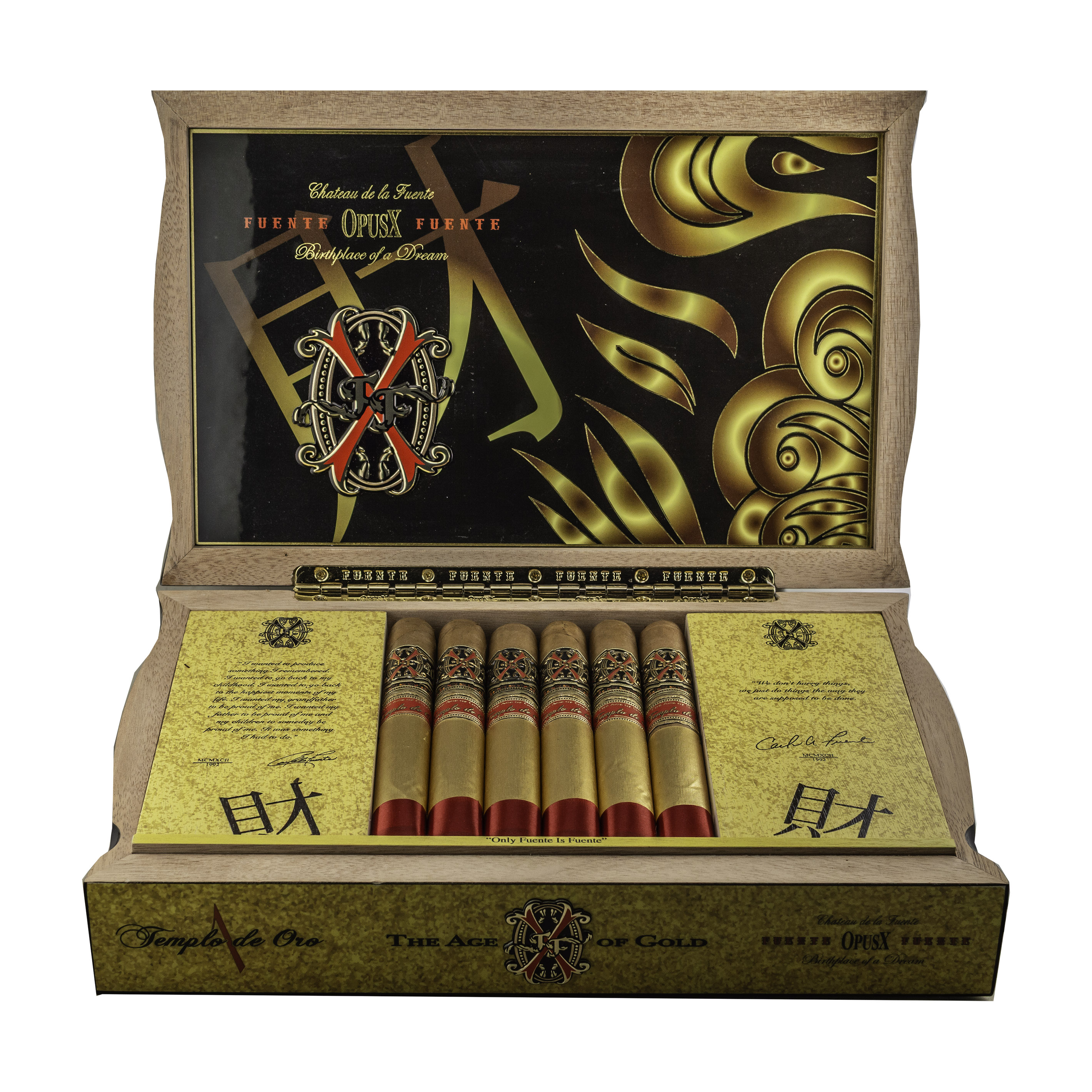 Arturo Fuente Opus X Templo de Oro No 3 - Box Of 20 Arturo Fuente Opus X Templo de Oro No 3 - Box Of 20