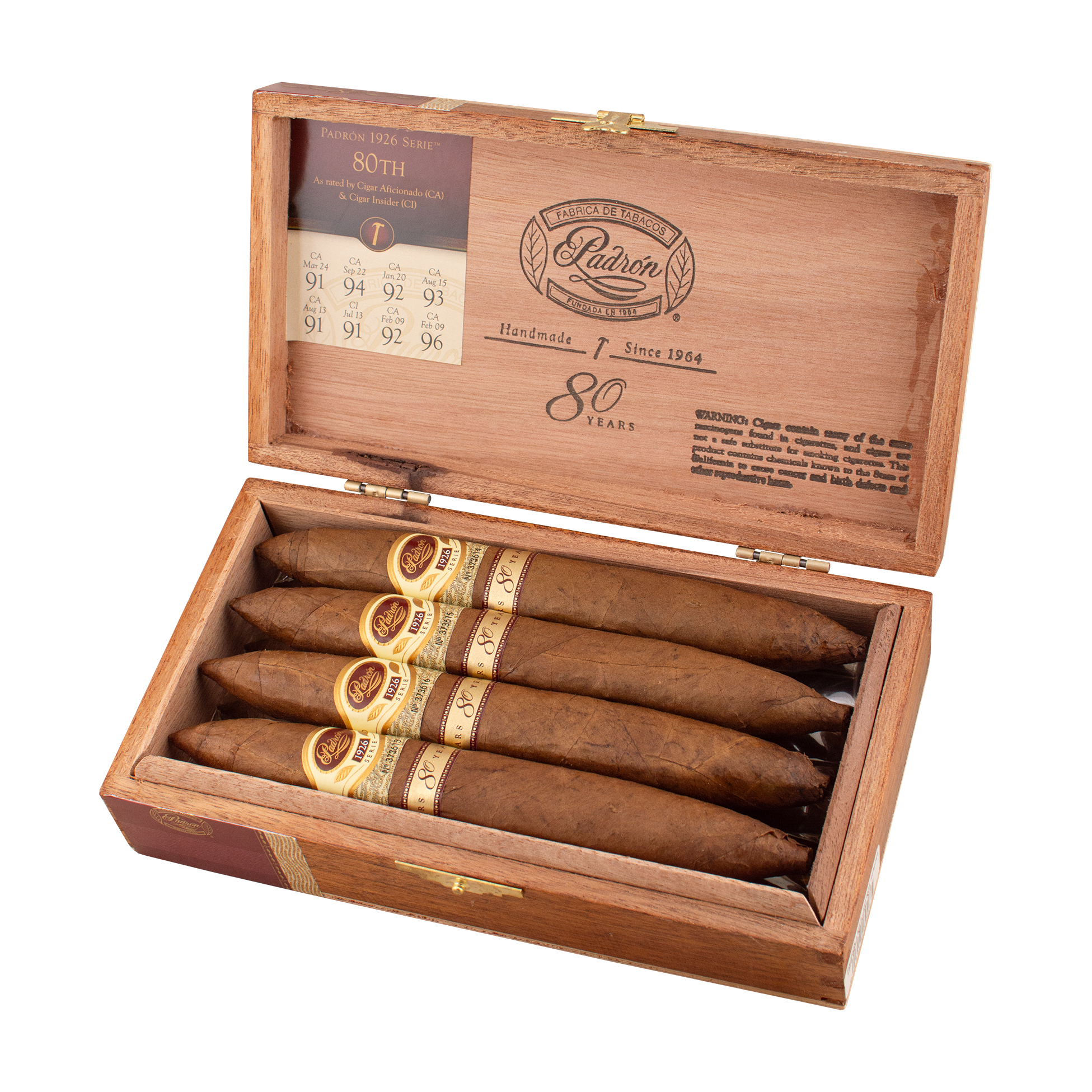 Padron 1926 80th Anniversary Natural Perfecto Cigar - Box