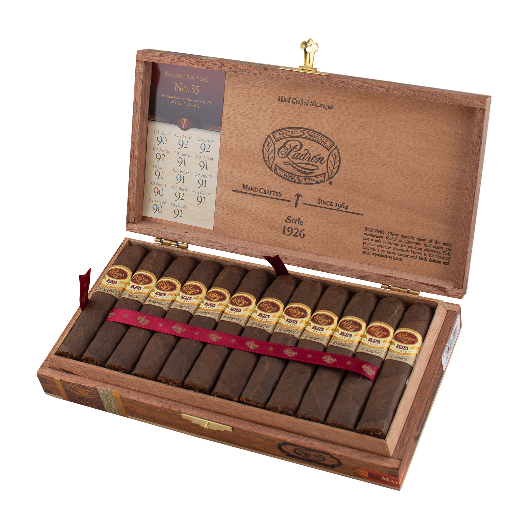 Padron 1926 No. 35 Maduro Robusto Cigar - Box Padron 1926 No. 35 Maduro Robusto Cigar - Box