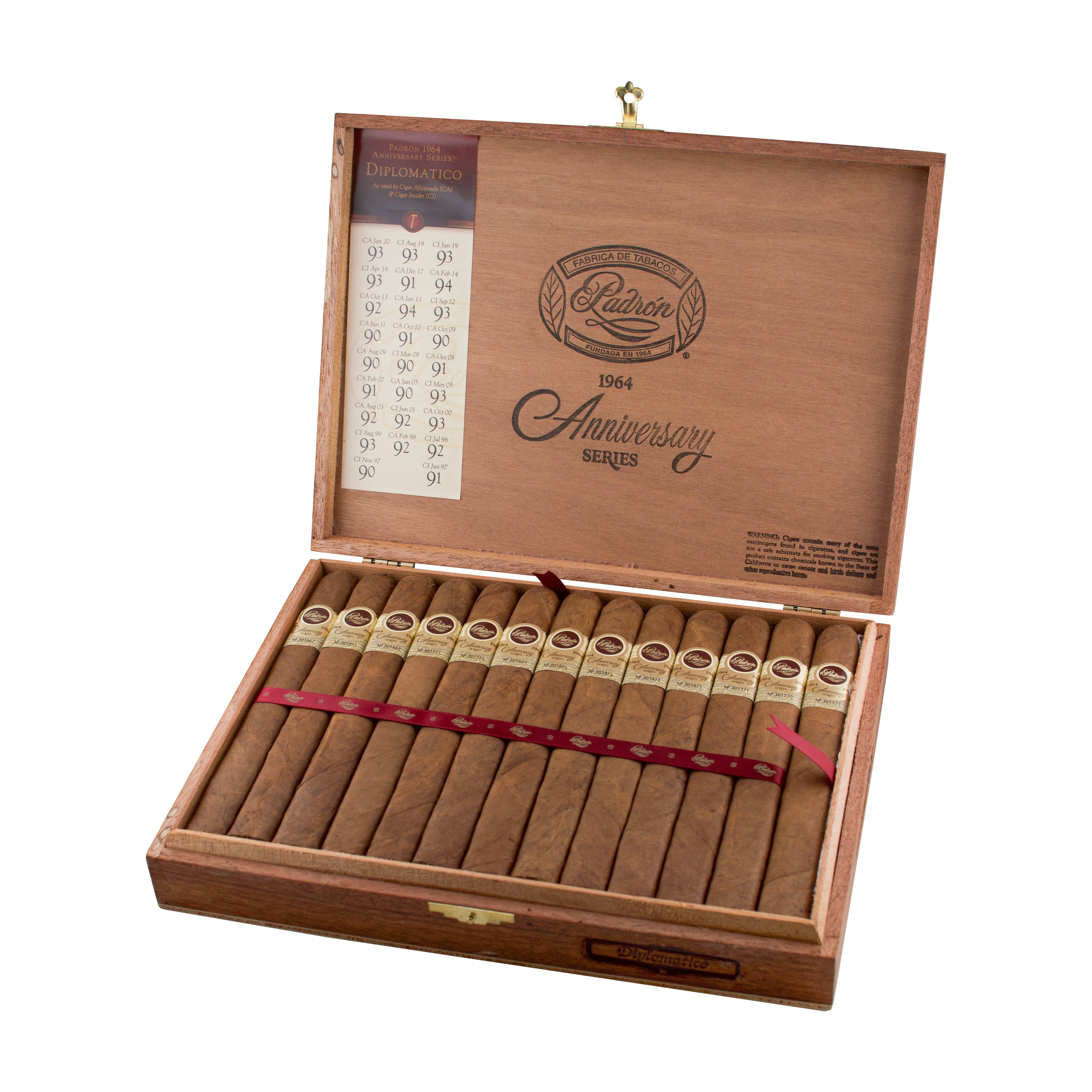 Padron 1964 Anniversary Diplomatico Natural Churchill Cigar - Box Padron 1964 Anniversary Diplomatico Natural Churchill Cigar - Box