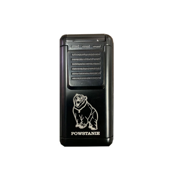 Powstanie Wojtek "WAR BEAR" Triple Torch Lighter - Black Powstanie Wojtek "WAR BEAR" Triple Torch Lighter - Black
