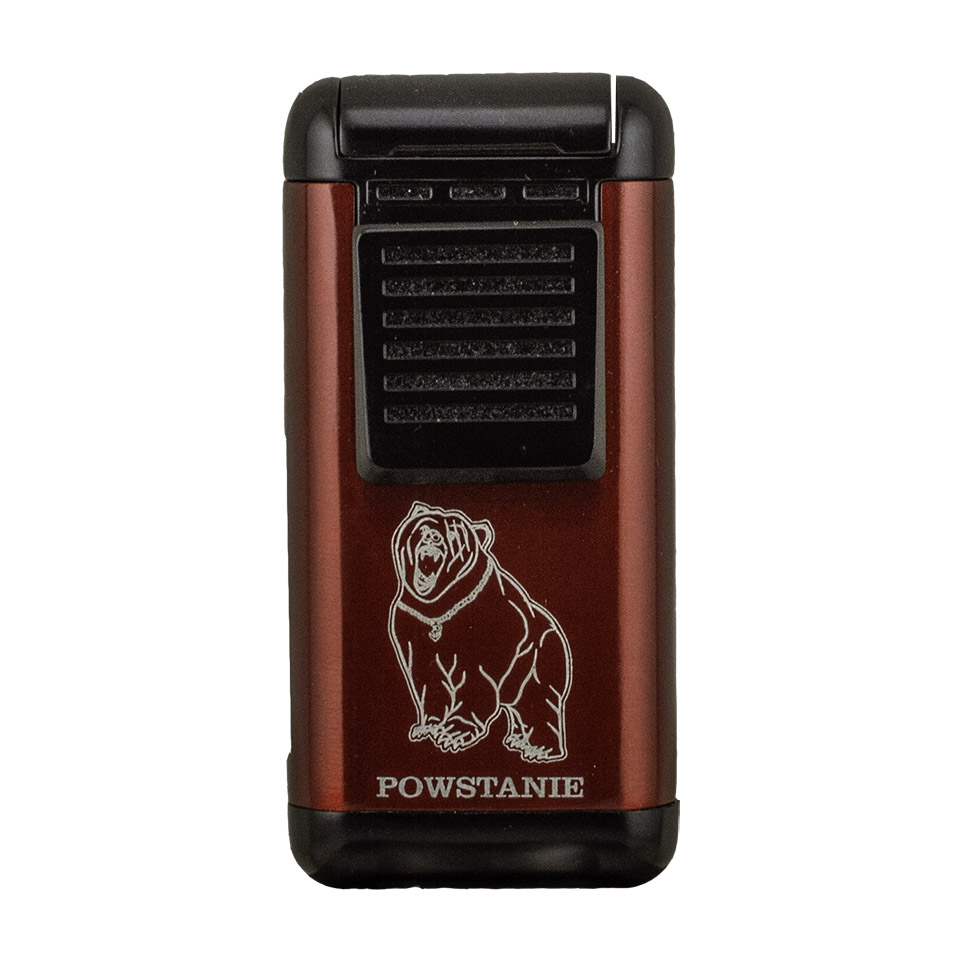 Powstanie Wojtek "WAR BEAR" Triple Torch Lighter - Red Powstanie Wojtek "WAR BEAR" Triple Torch Lighter - Red