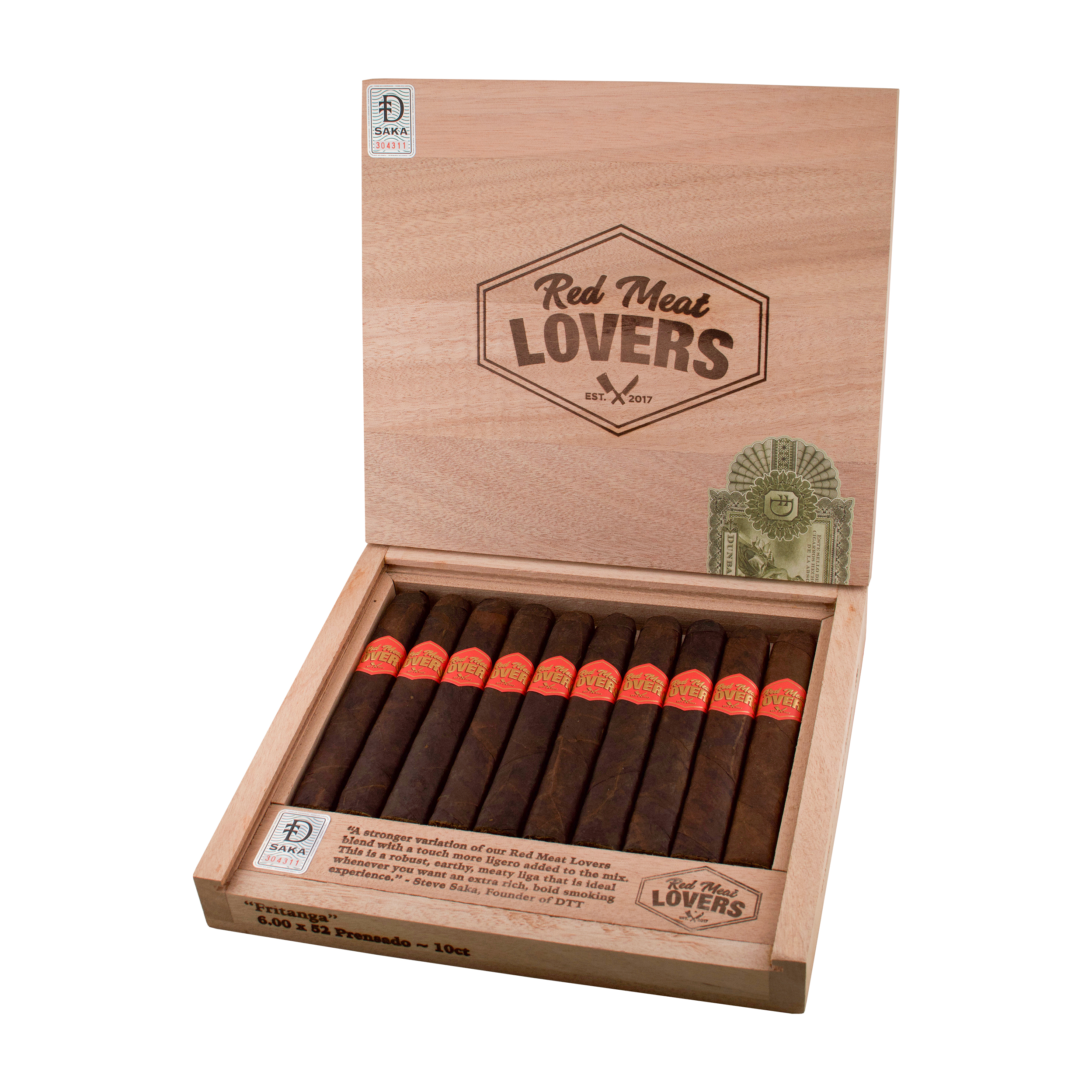 Red Meat Lovers Fritanga Cigar - Box Red Meat Lovers Fritanga Cigar - Box