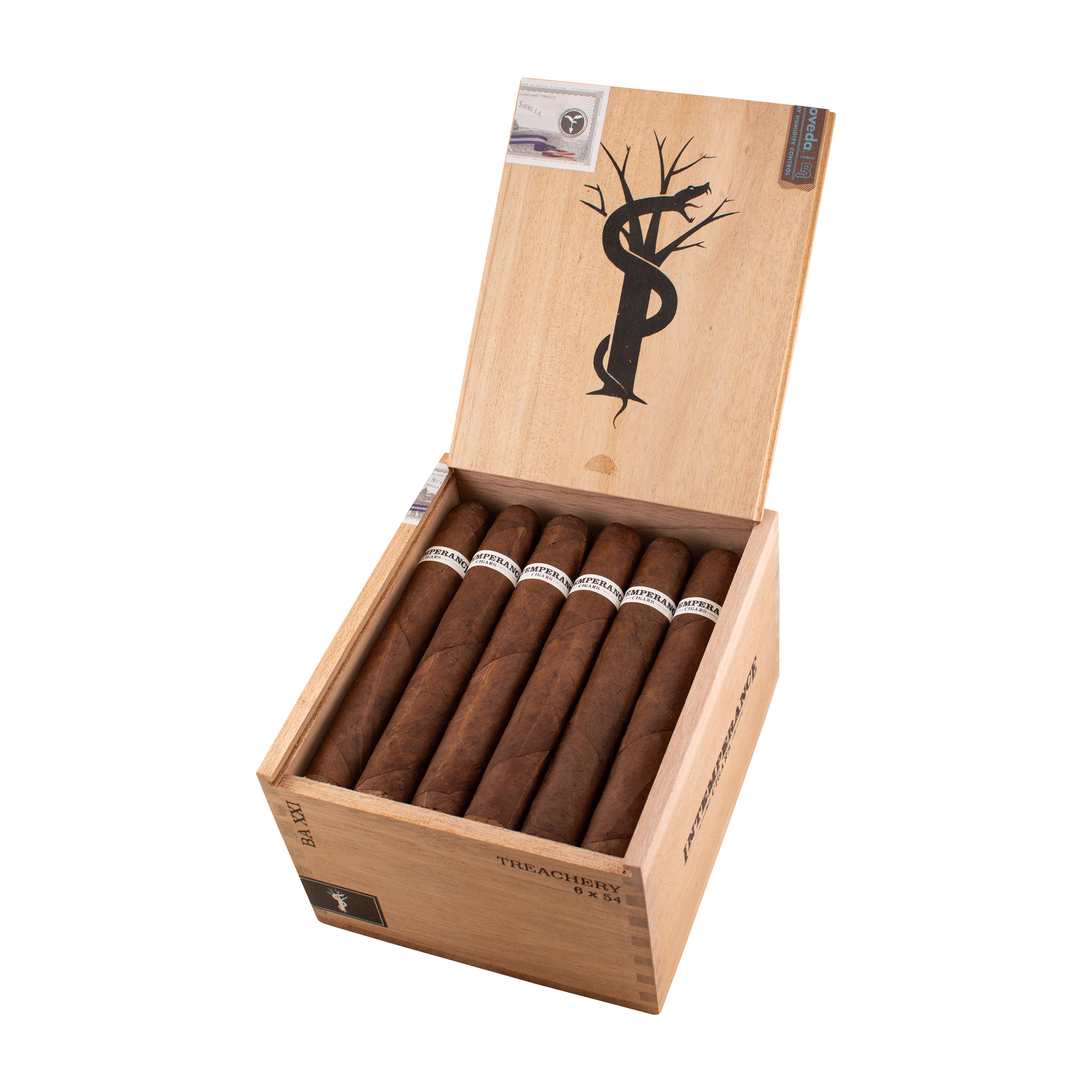 Intemperance BA XXI Treachery Toro Cigar - Box Intemperance BA XXI Treachery Toro Cigar - Box