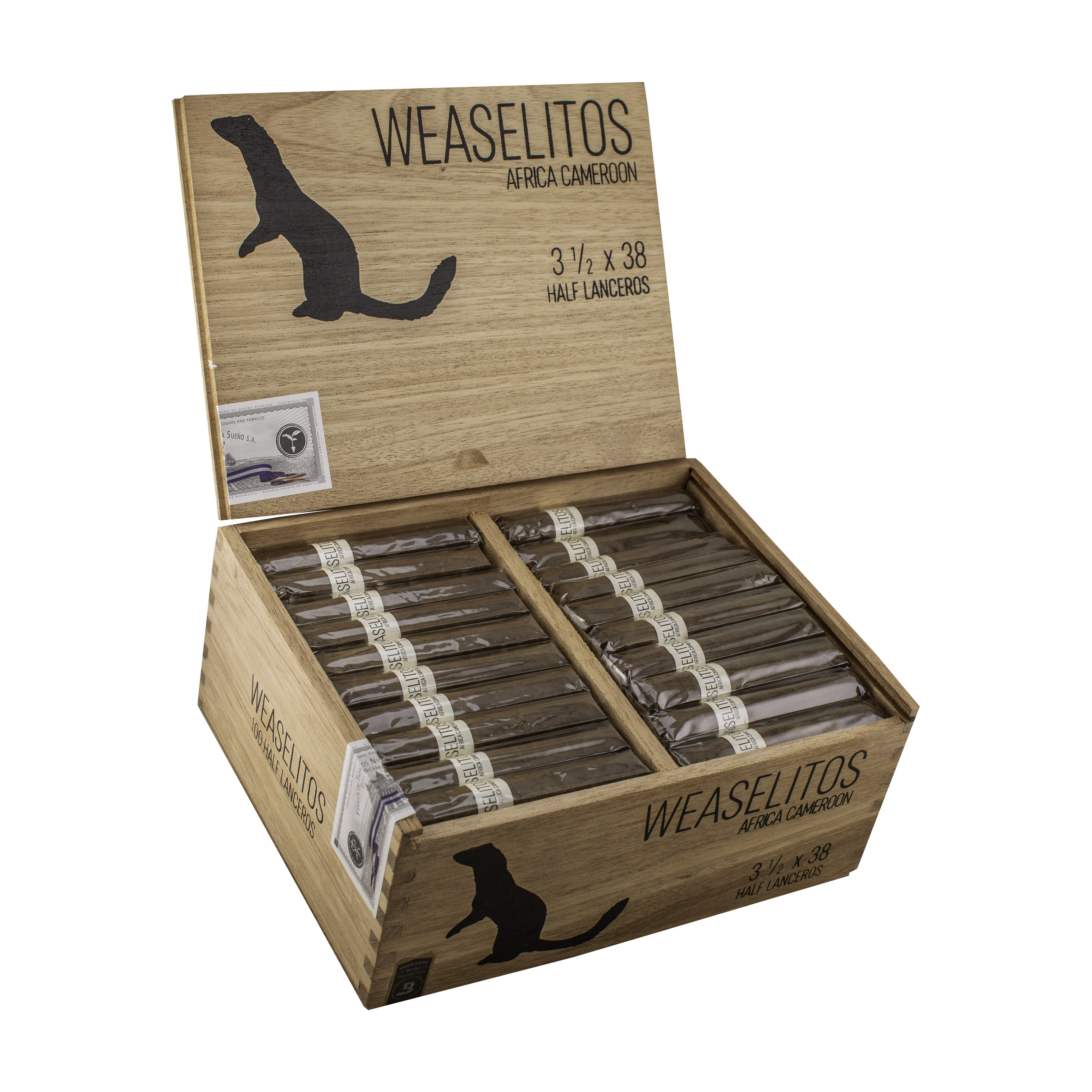 RoMa Craft Baka African Cameroon Weaselito Cigar - Box RoMa Craft Baka African Cameroon Weaselito Cigar - Box