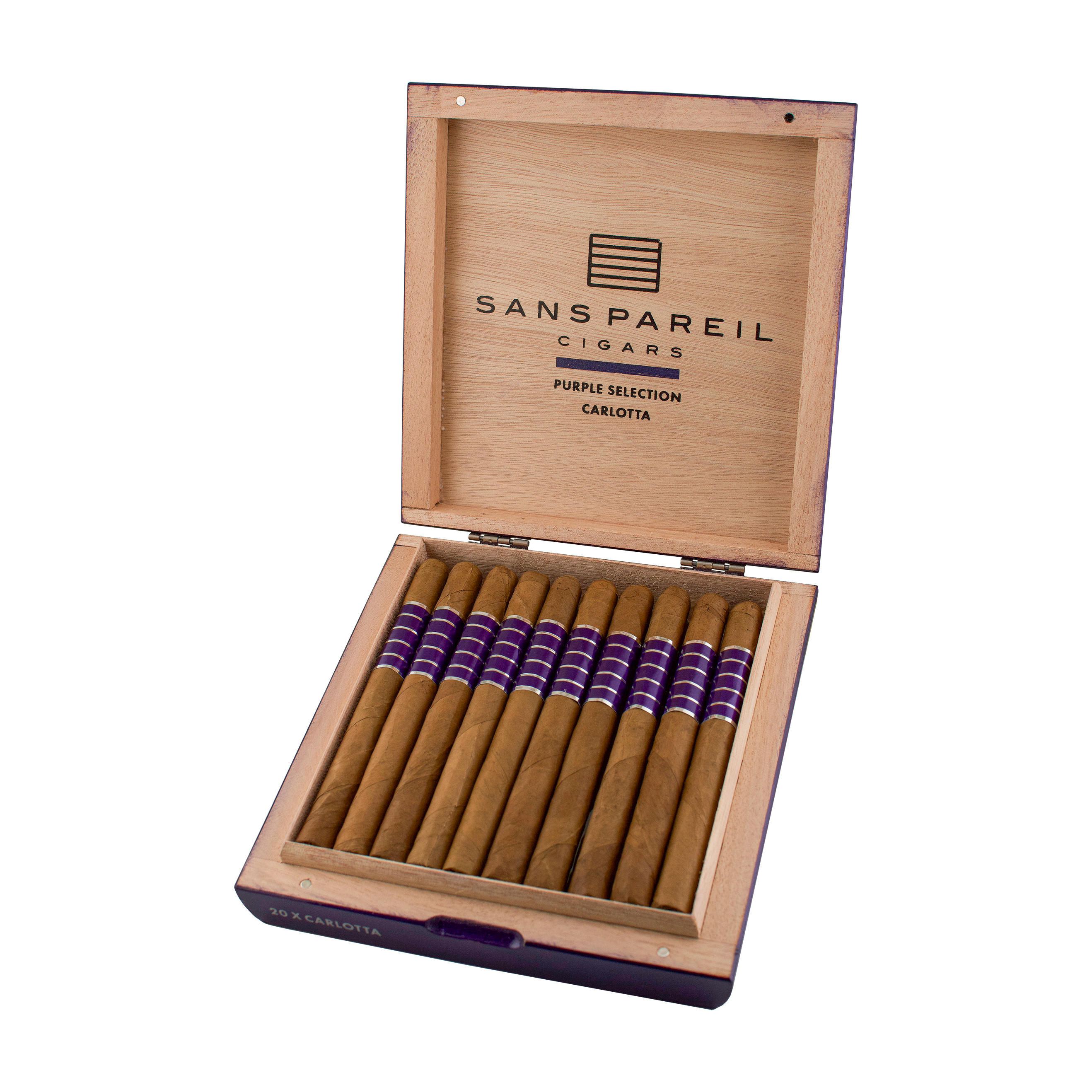 Sans Pareil Purple Carlotta Cigar - Box of 20