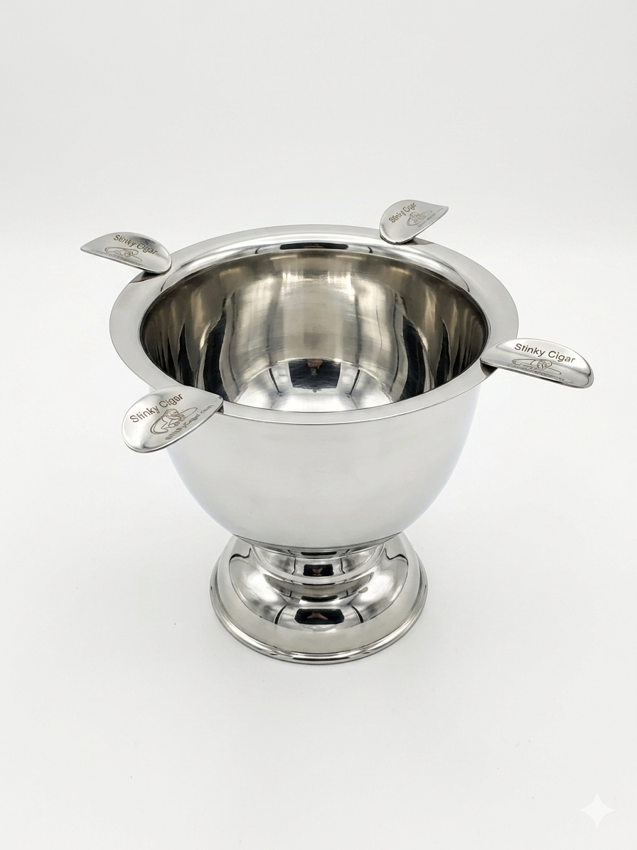 Stinky Tall Ashtray - Stainless