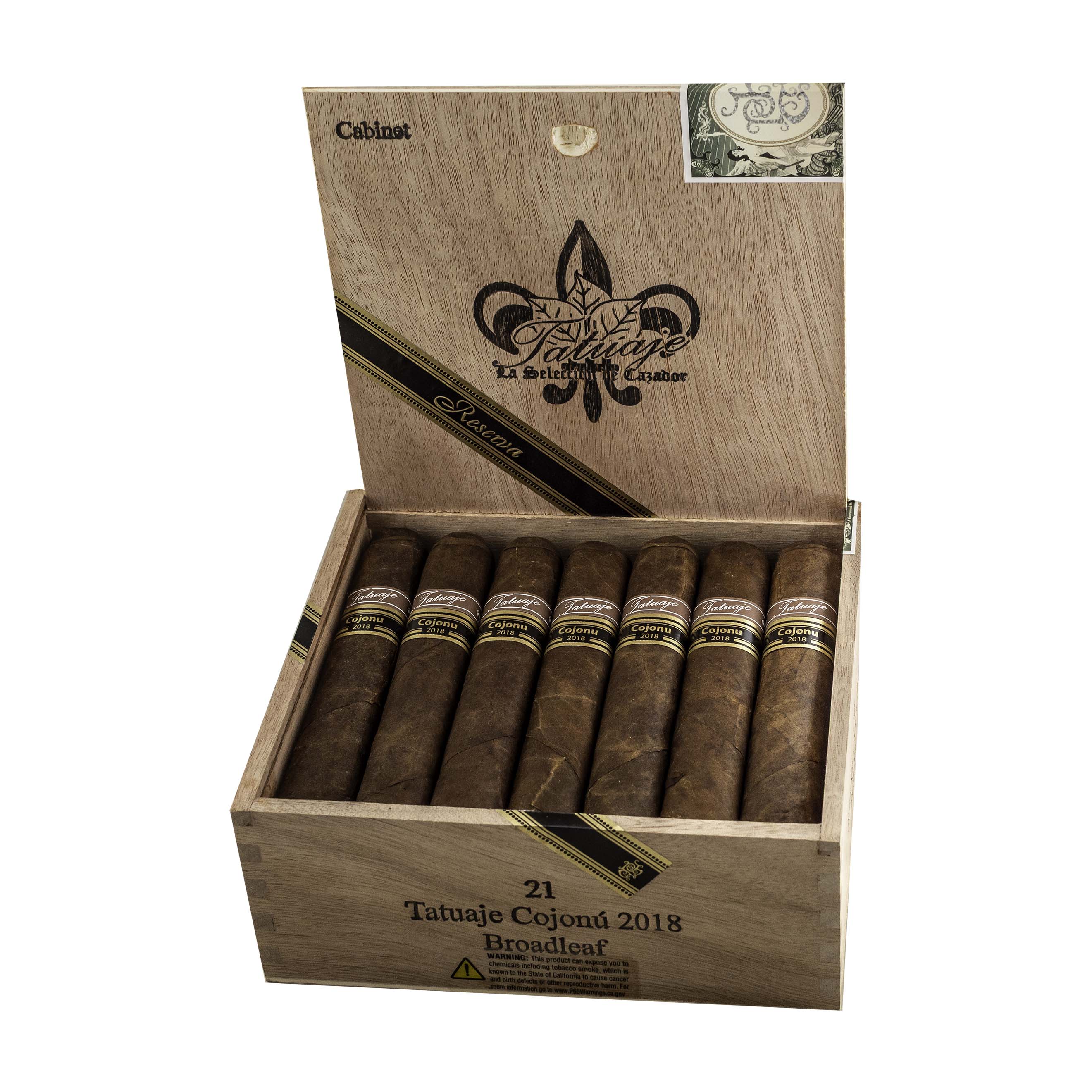 Tatuaje Cojonu 2018 Broadleaf Cigar - Box Tatuaje Cojonu 2018 Broadleaf Cigar - Box