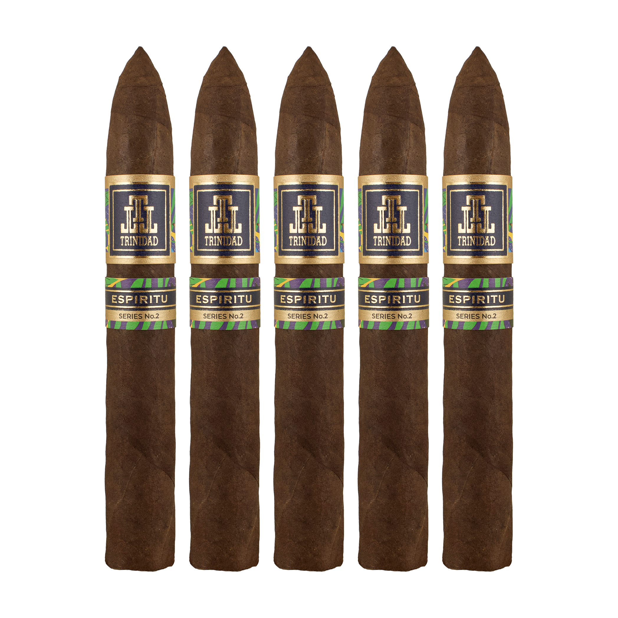Trinidad Espiritu Series 2 Belicoso Cigar - 5 Pack