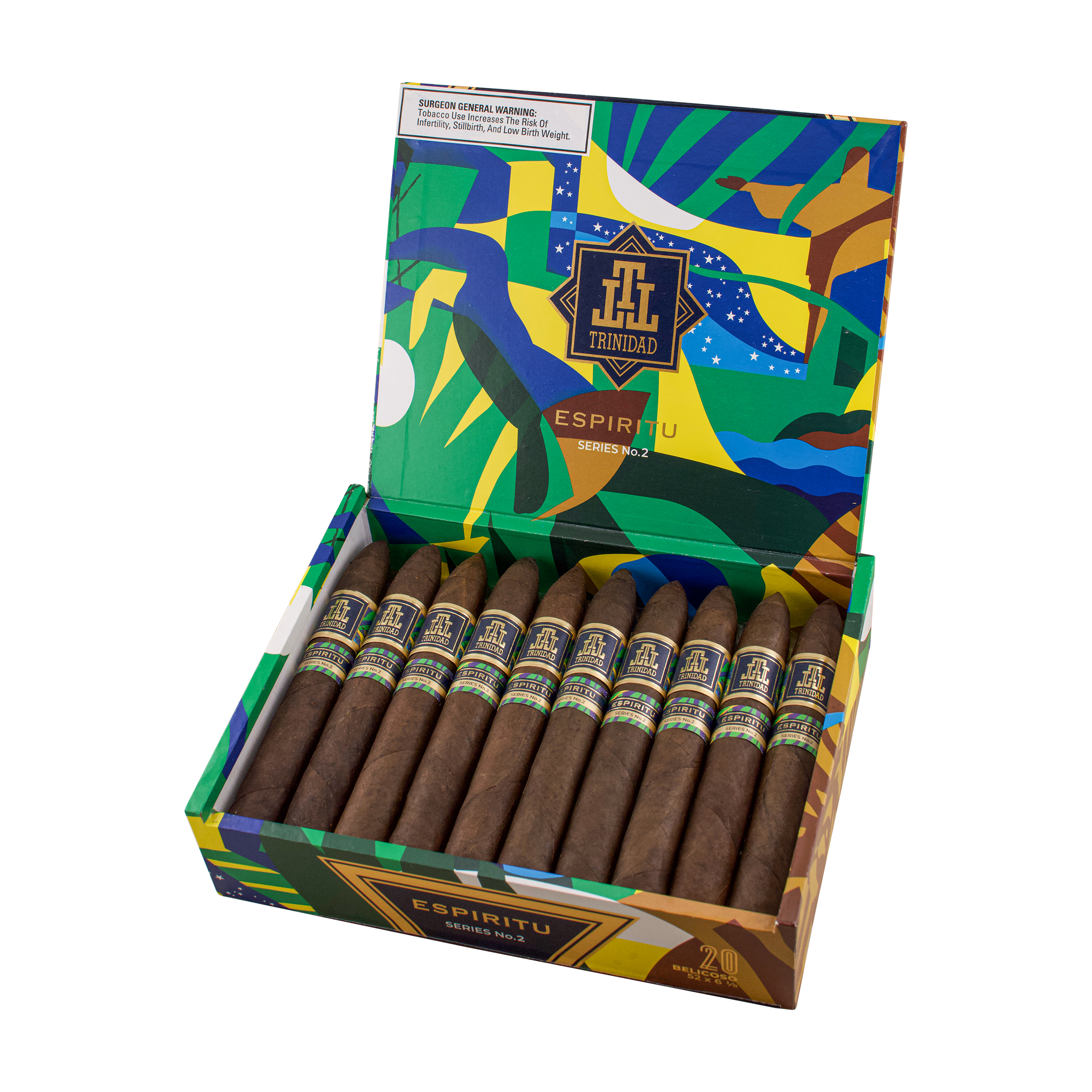 Trinidad Espiritu Series 2 Belicoso Cigar - Box