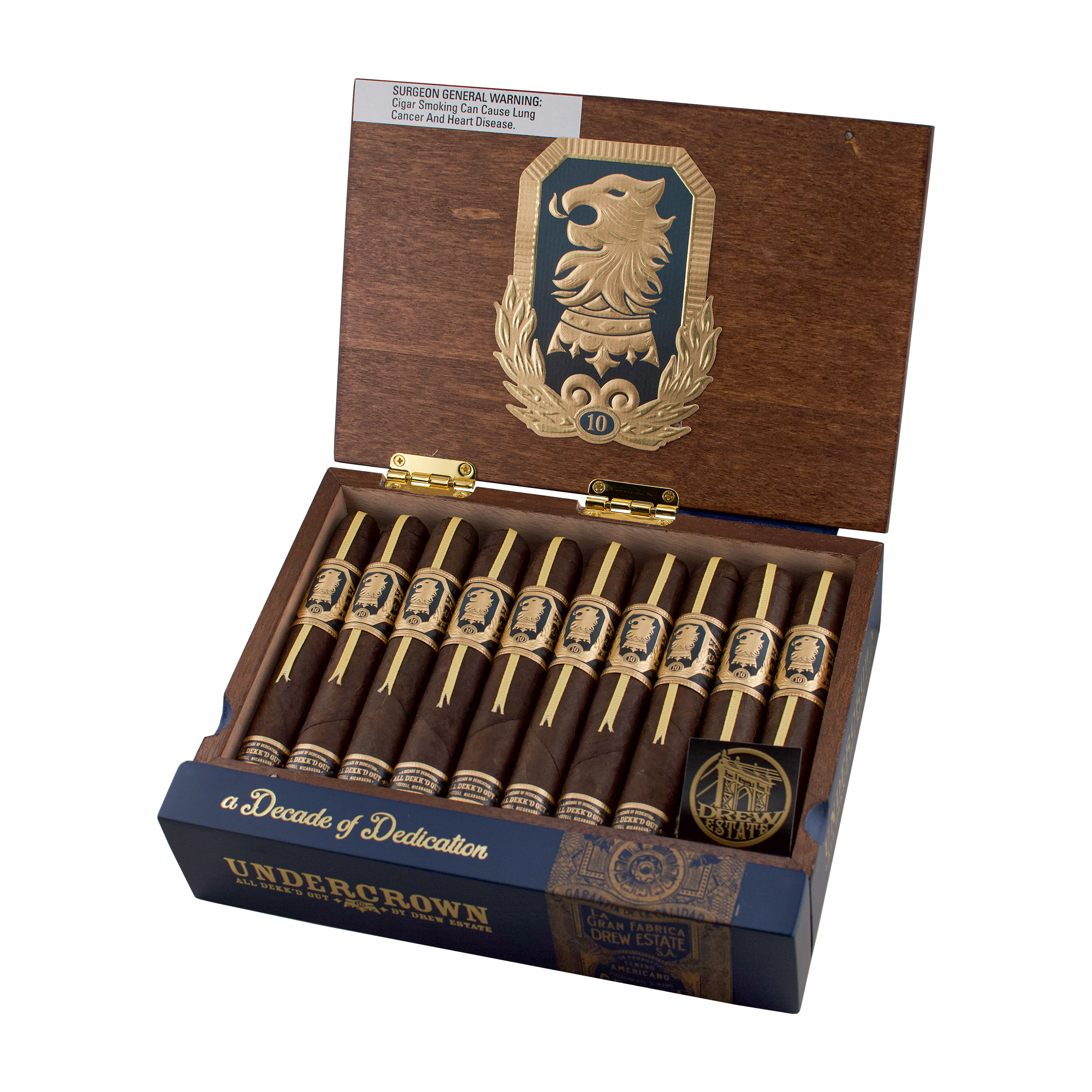 Undercrown 10 Year Robusto Cigar - Box Undercrown 10 Year Robusto Cigar - Box