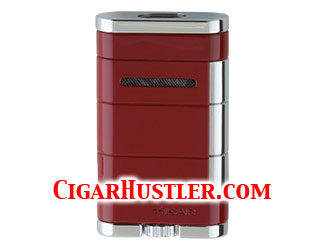 Xikar Allume Double Torch Lighter - Riot Red